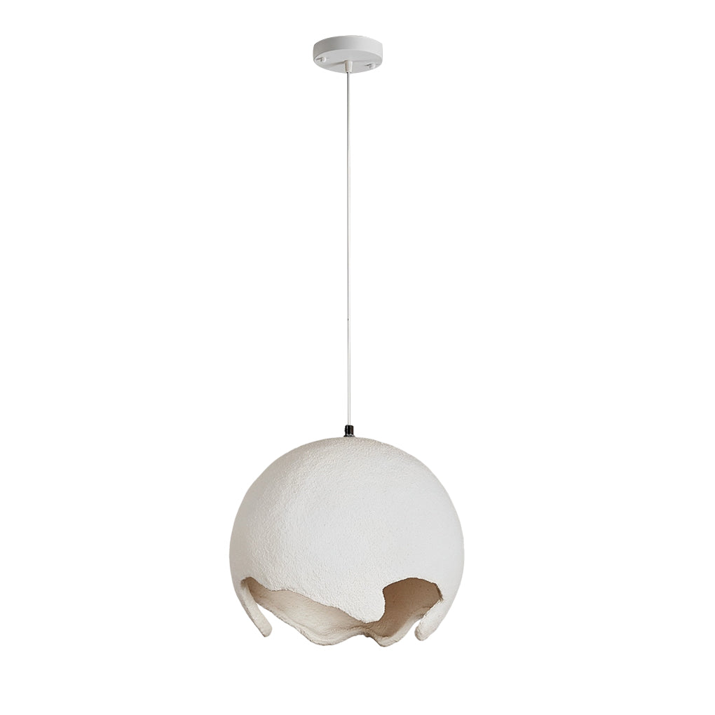 Irregular Ball Creative Ins Creamy White Chandelier