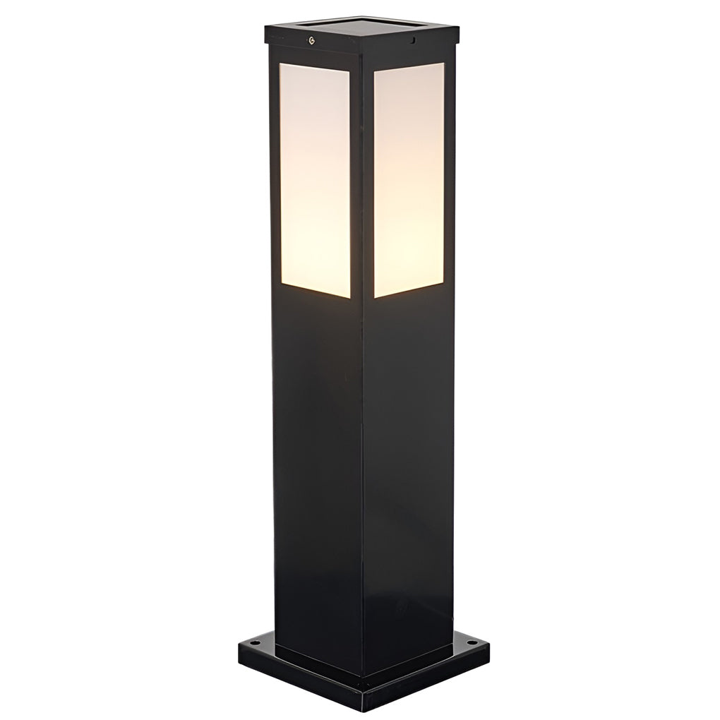 Industrial-Style Square LED Solar Landscape Lighting Waterproof Exterior, outdoor light, detail angle 11, Tianguang Select