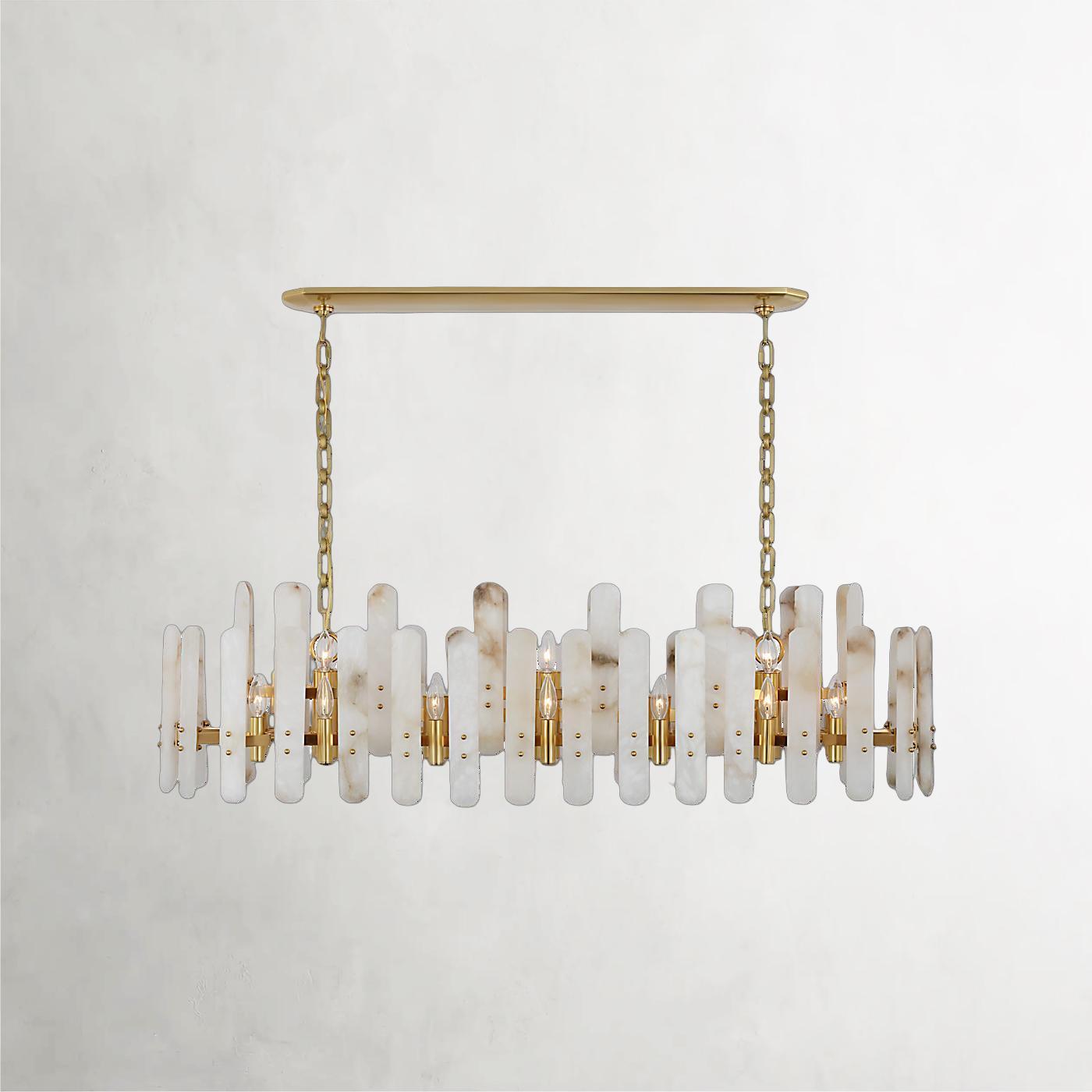 Bonnington Large Linear Suspended Chandelier