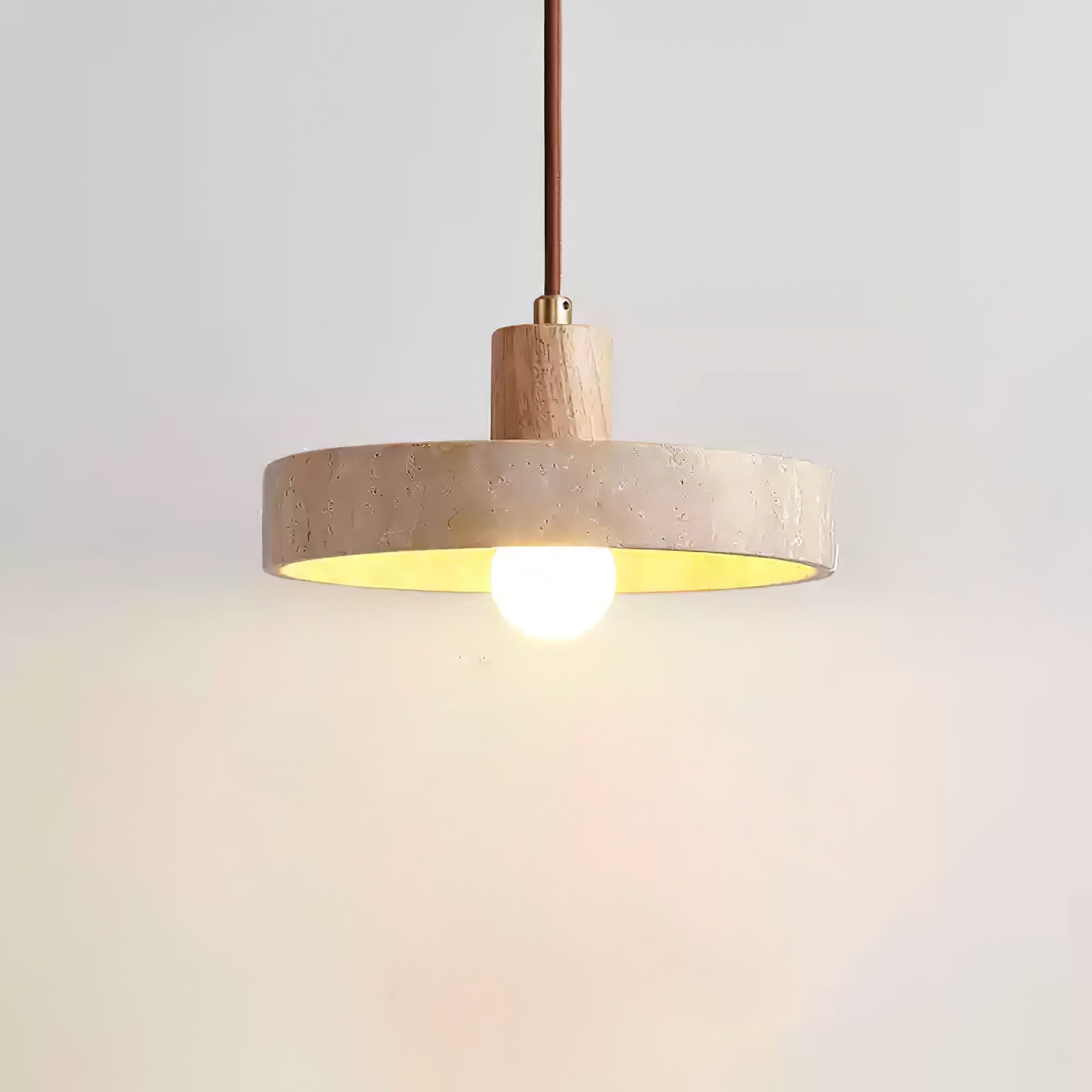Piedra Travertine Pendant Light detail view 4