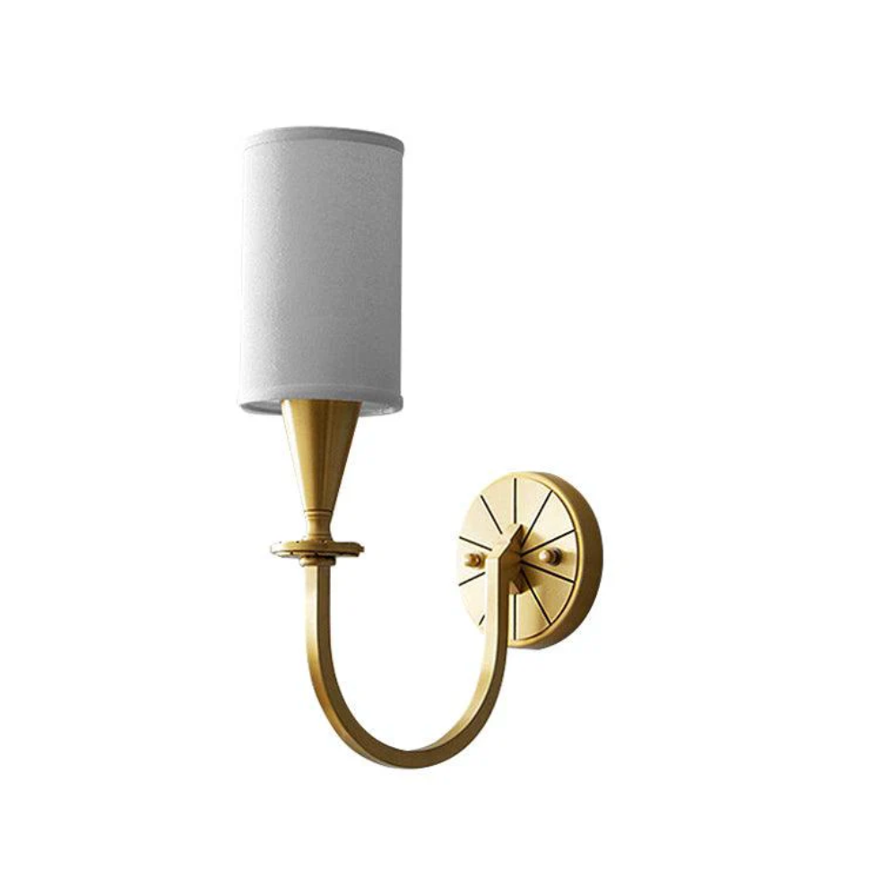 Modern Charleston Fabric Wall Sconce | Tianguang Select