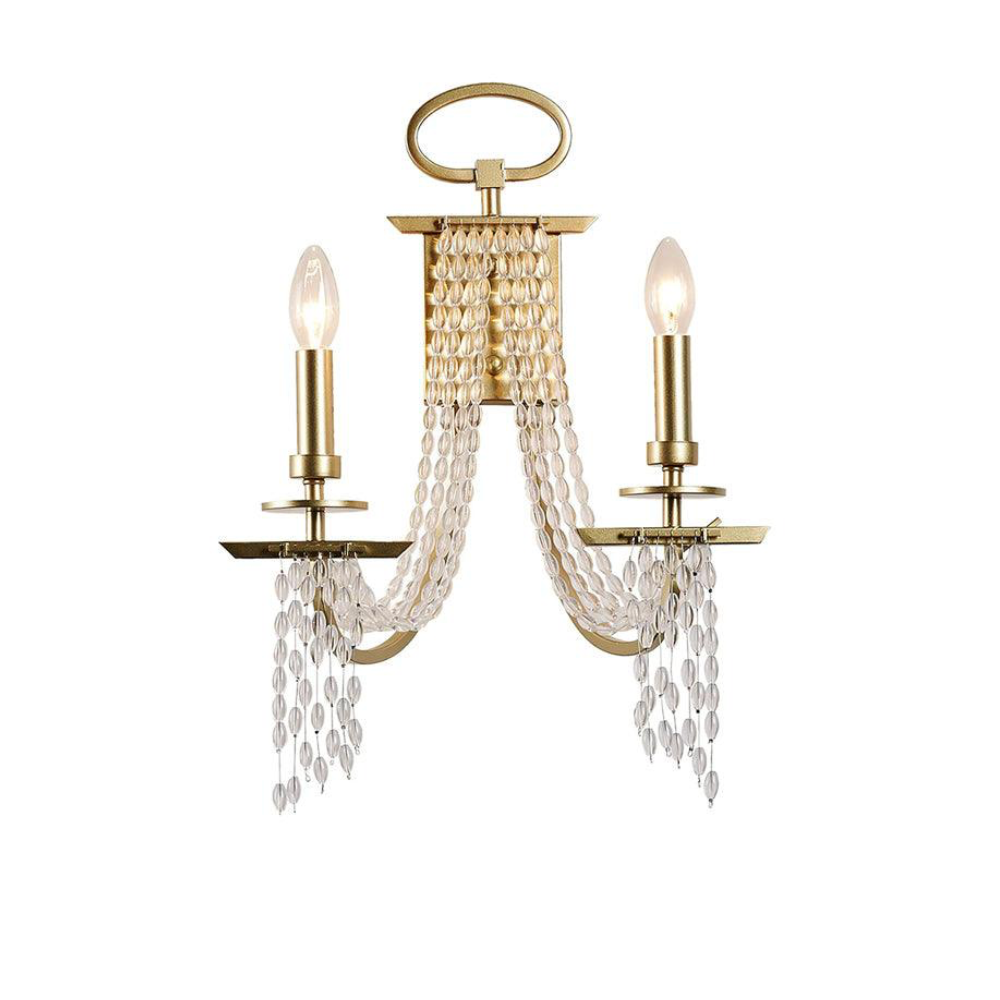 Droplet Cascade Crystal Wall Sconce | Tianguang Select