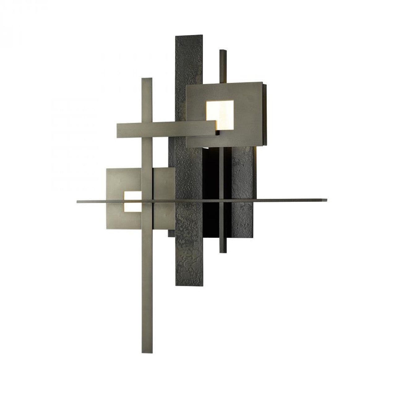 Ethos Exterior Wall Light, 1-Light, LED, Soft Gold, Seeded Clear Glass, 22.25"H, Outdoor Wall Light, detail 2