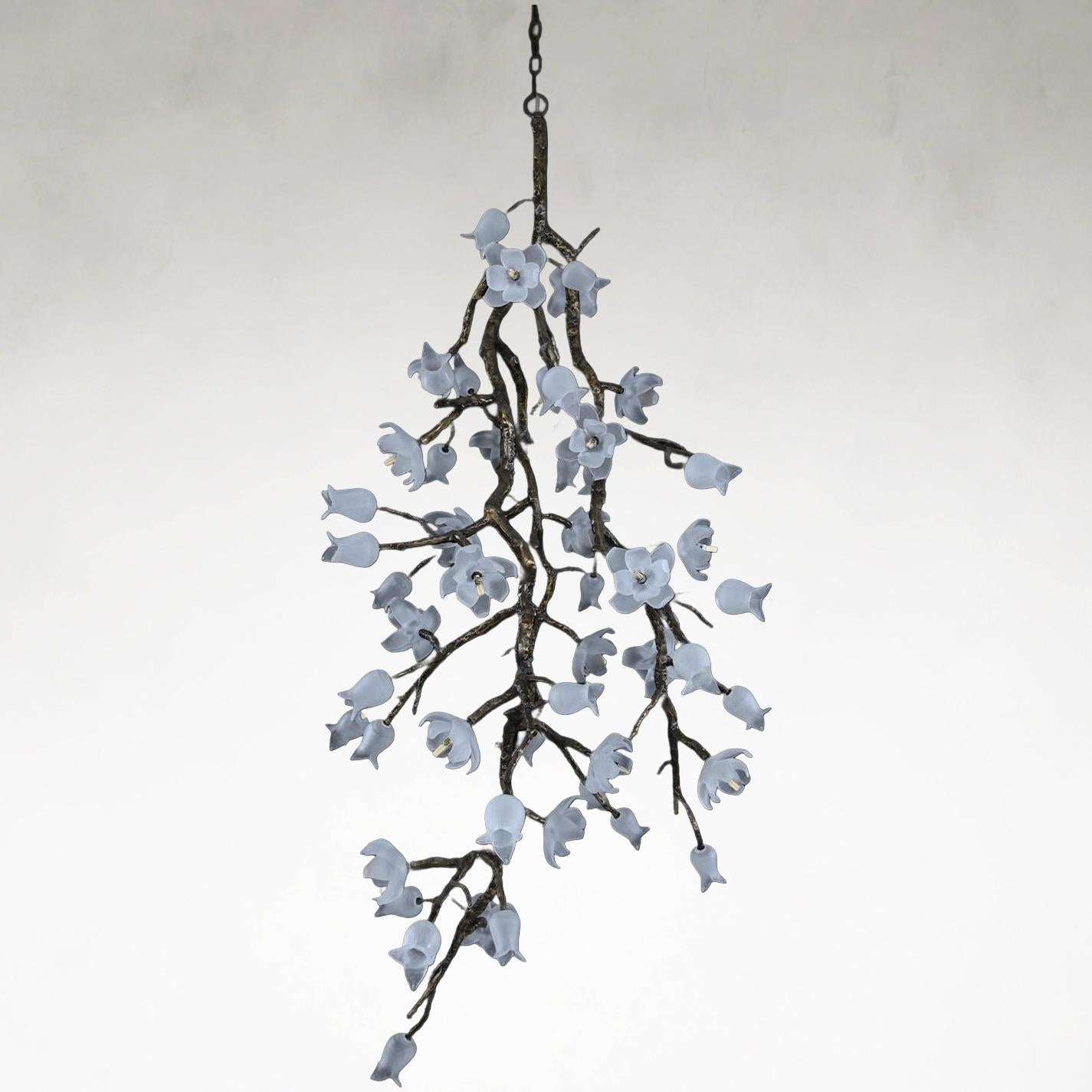 Churippu 21-Light Light Bronze Chandelier Ceiling Fi x ture