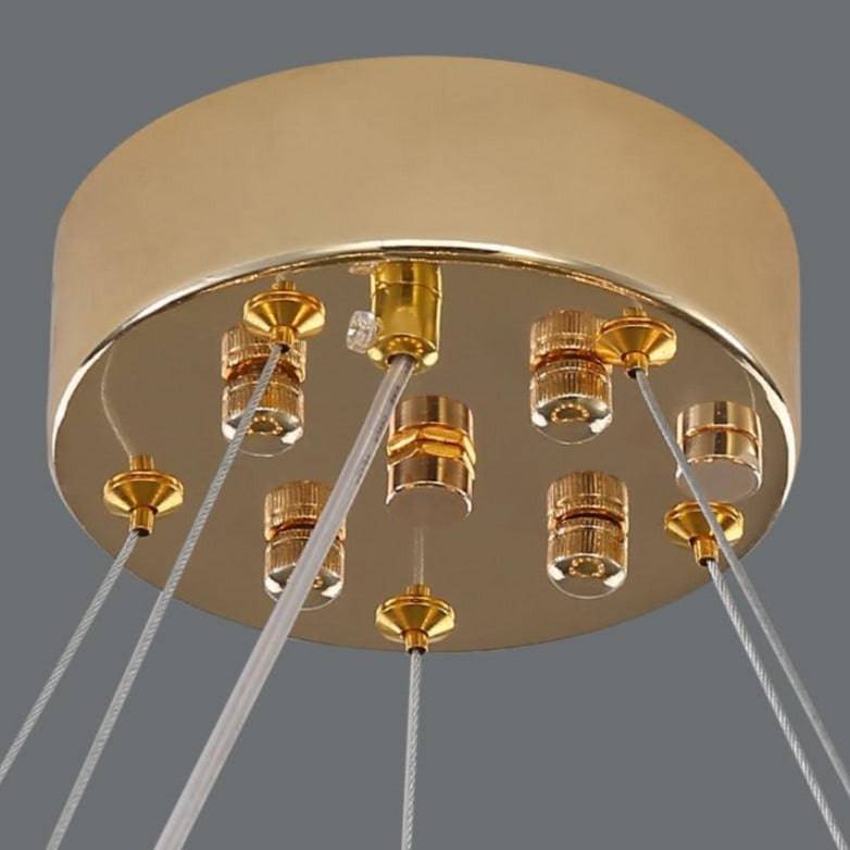 Monte Crystal Wheel Chandelier