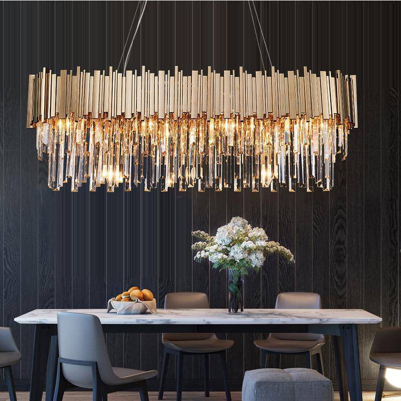 Gio Crystal Kitchen Island Chandelier