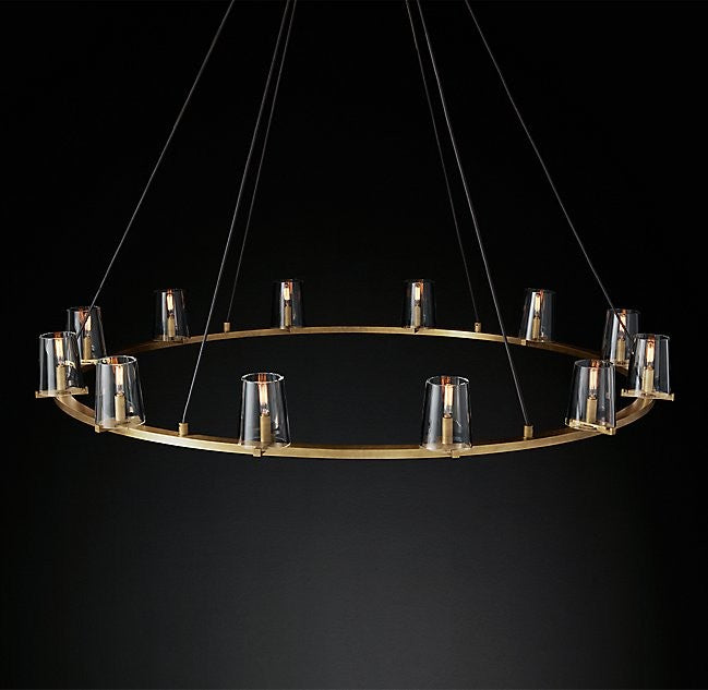 Modern Lights Metal Crystal Chandelier