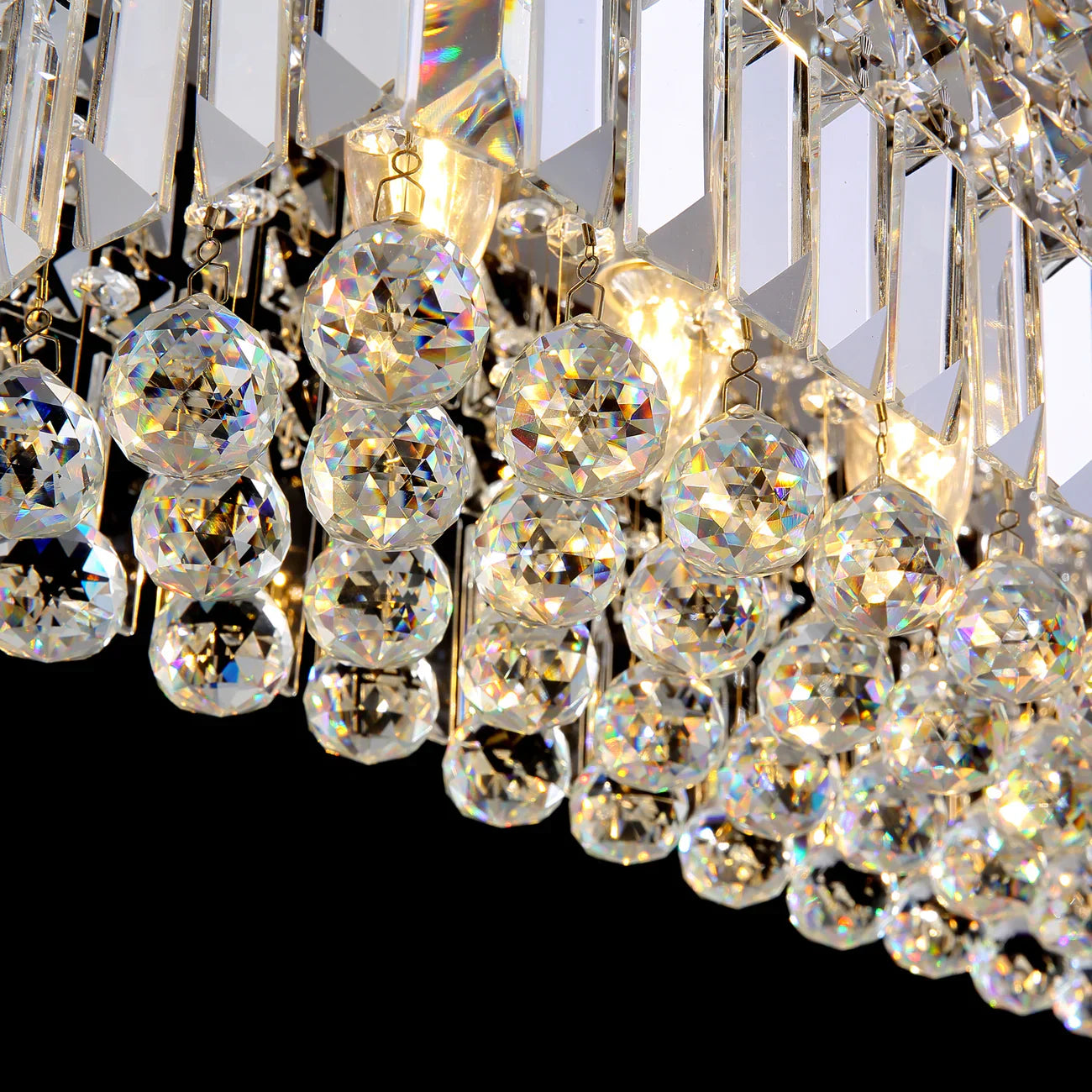 Crystal Kitchen Rectangle Chandelier