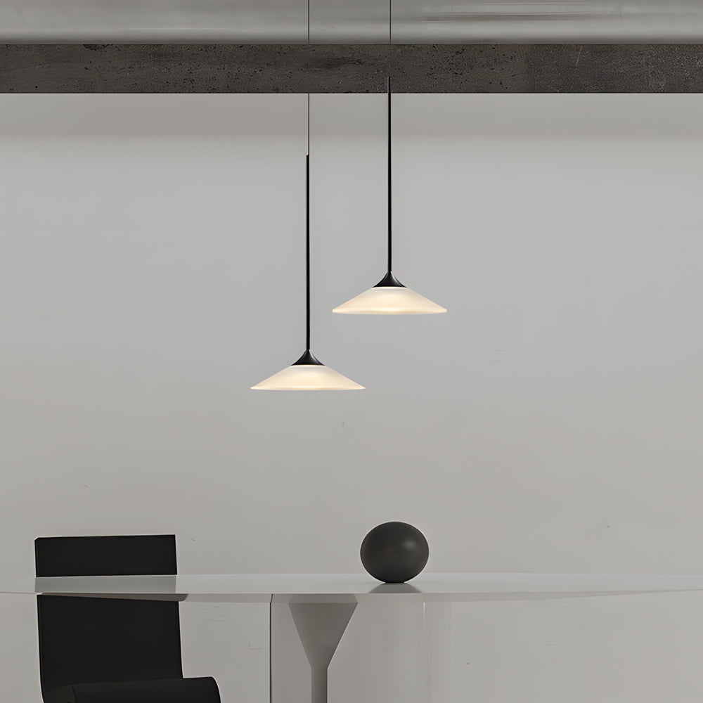 1-Light 5W LED Mini Cone Pendant Light with Acrylic