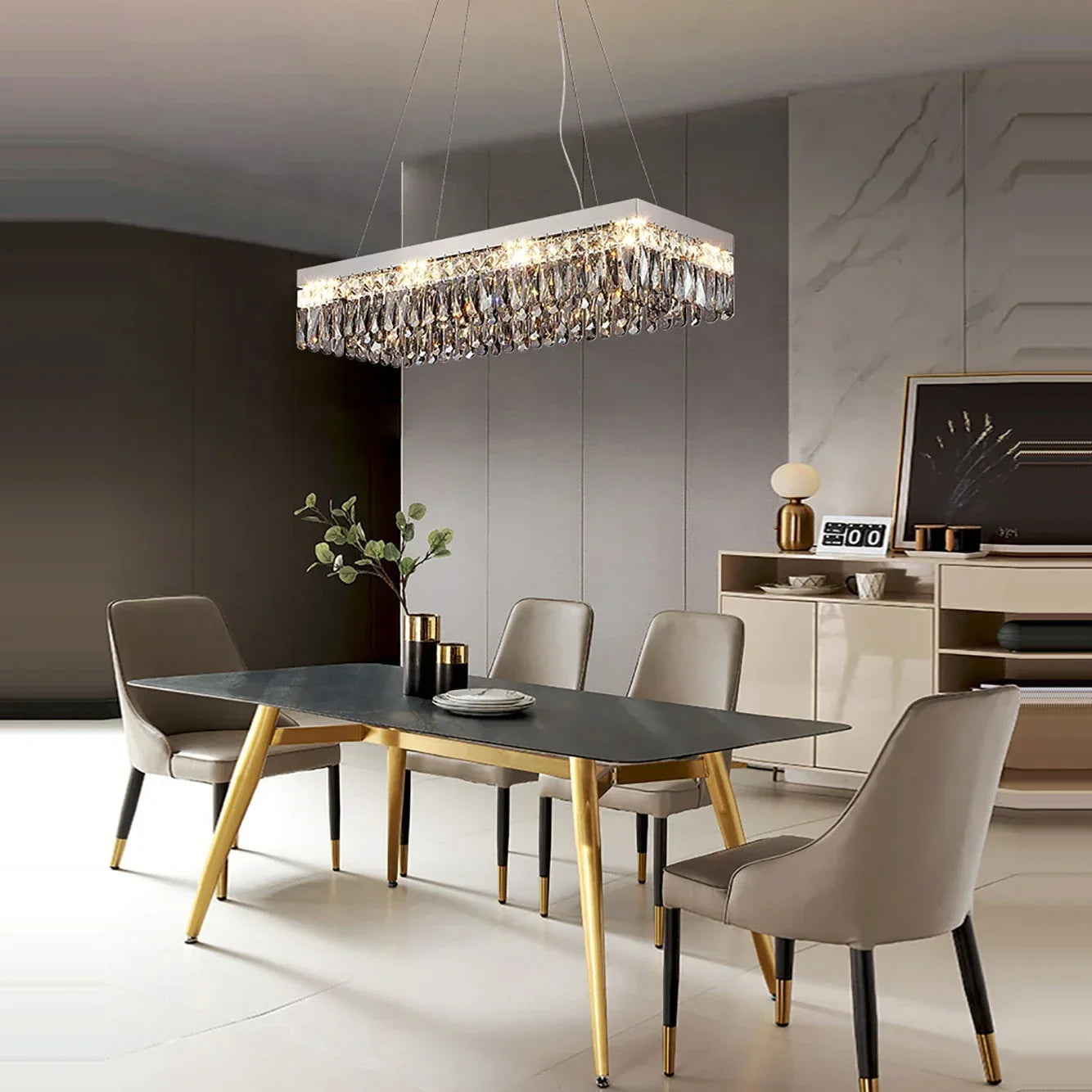 Giano Crystal Ceiling Light