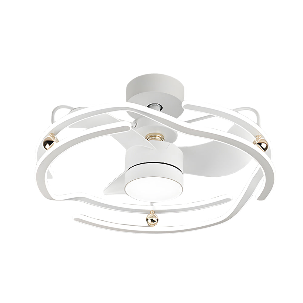 23.6-Inch Low Profile Ceiling Fan with Light