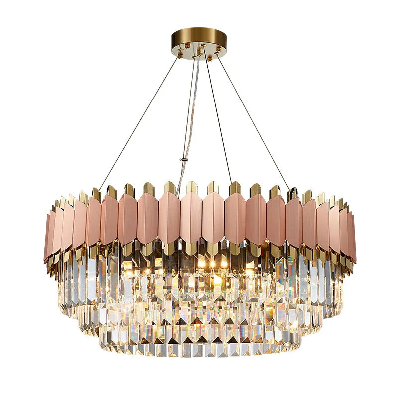 Gio Rose Gold Modern Chandelier — product detail 6