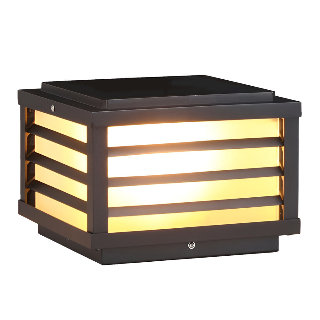 Contemporary Solar LED Fence Cap Post Lights for Pretty Fence Post Lighting, Outdoor Wall Light, detail 6