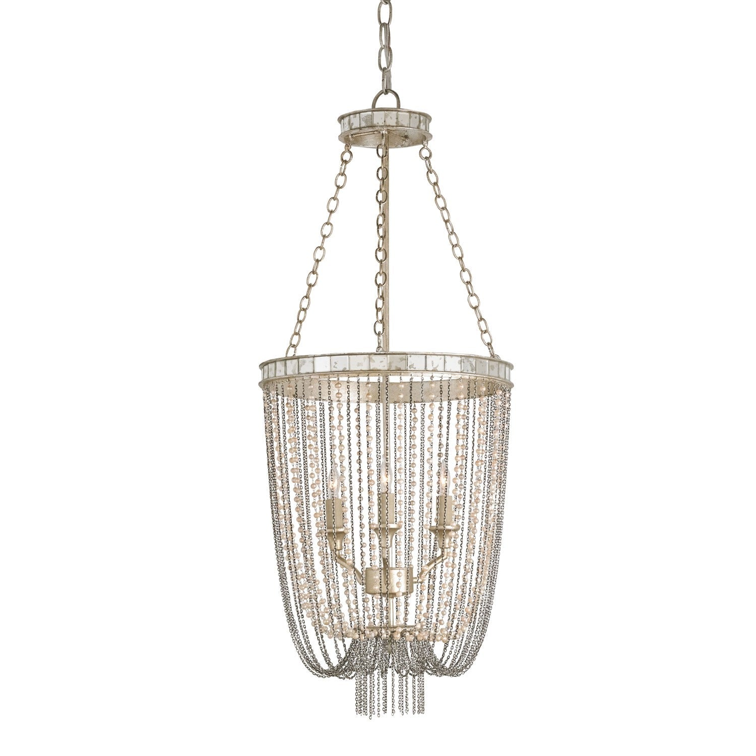 Leaf 14-Inch Three-Light Chandelier