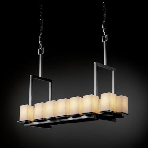 Clouds Montana 14-Light Brushed Nickel Tall Chandelier