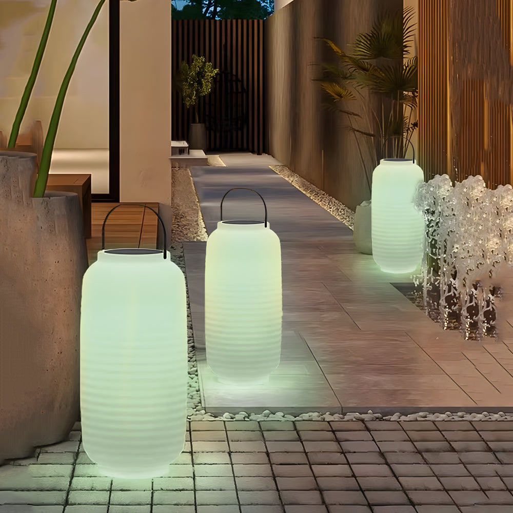 Portable LED RGB Outdoor Sound Lantern Dining Table