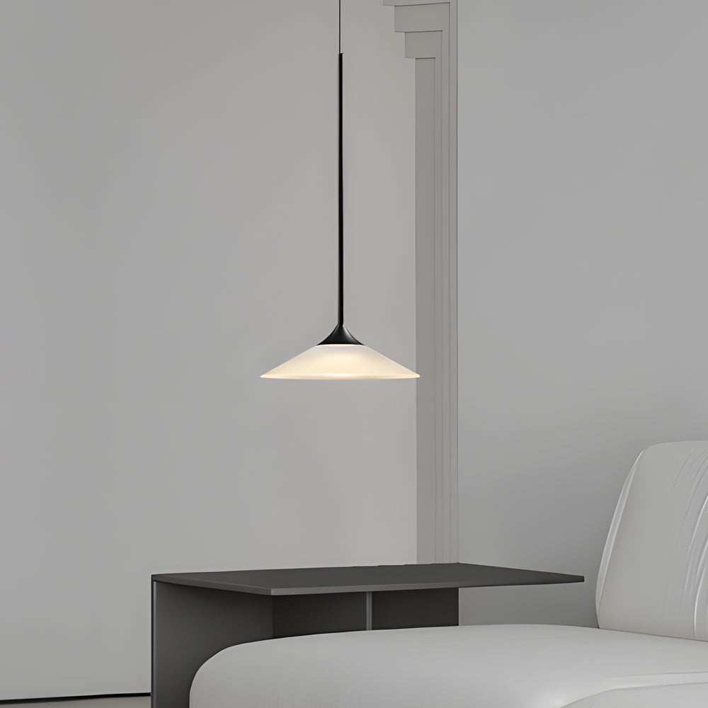 1-Light 5W LED Mini Cone Pendant Light with Acrylic