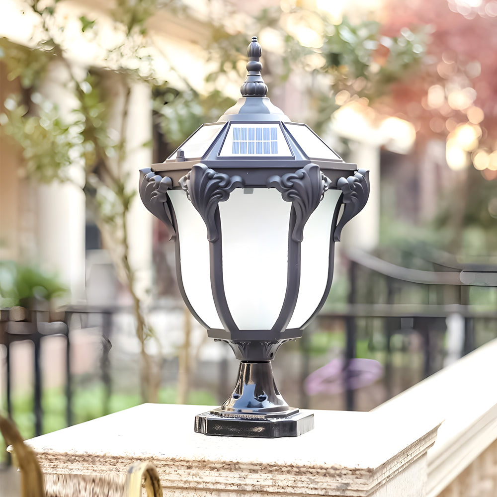 14.6-/17.7-inch H Black/Bronze Solar Light