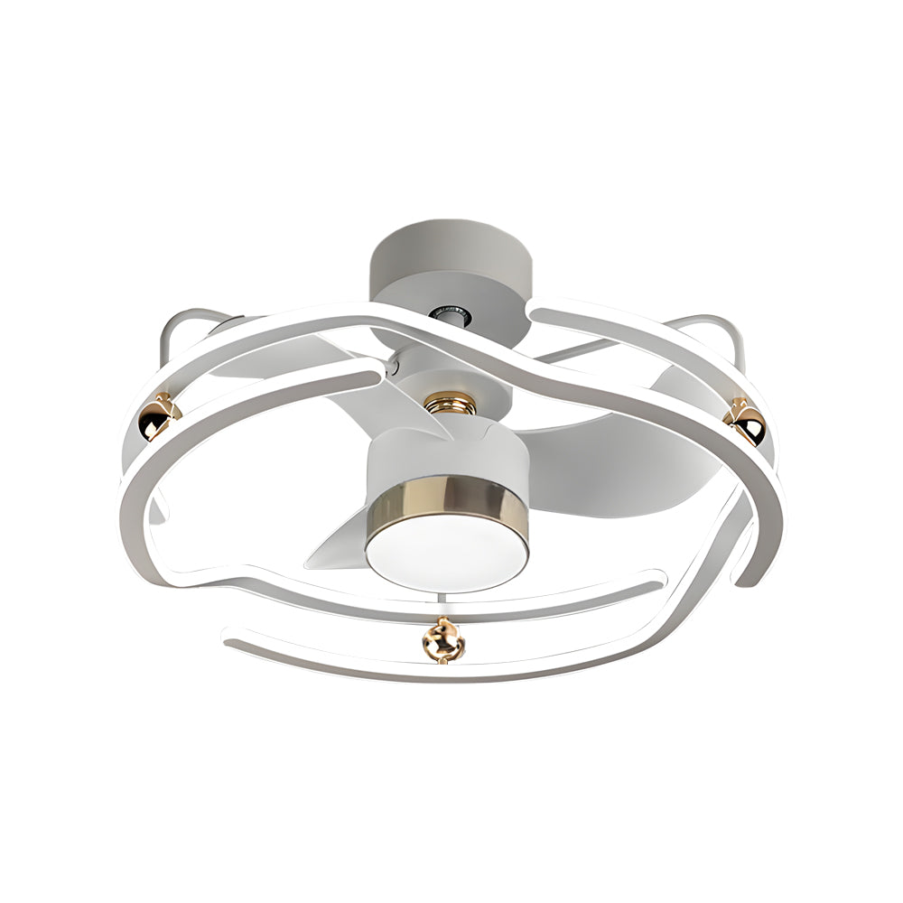 23.6-Inch Low Profile Ceiling Fan with Light