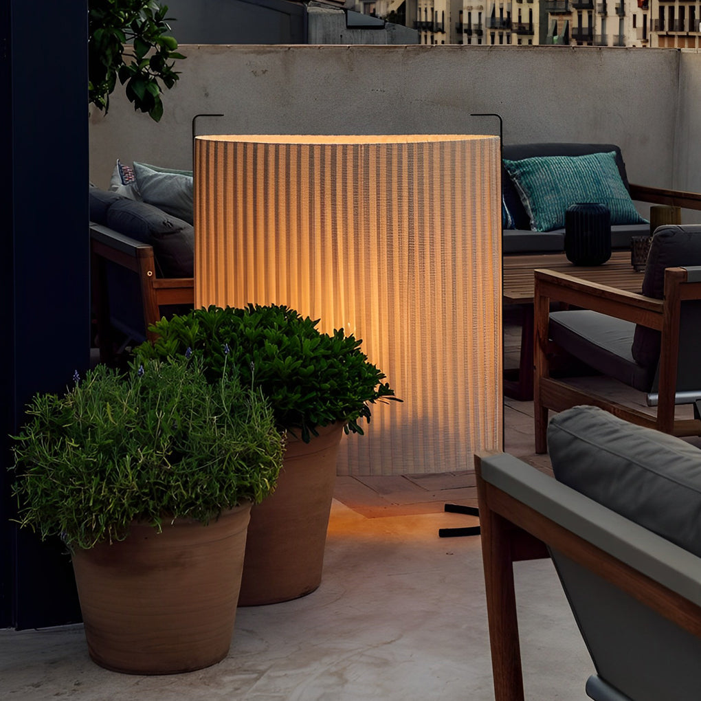 42 Inch Modern Japanese- Outdoor Floor Lamp detail view 2