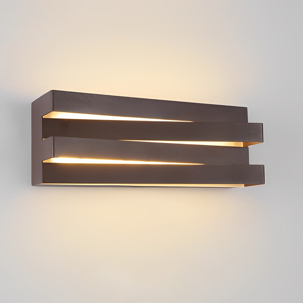 Creative Geometric LED Contemporary Clean-Lined Wall Light, Bedroom Wall Sconce, detail 7