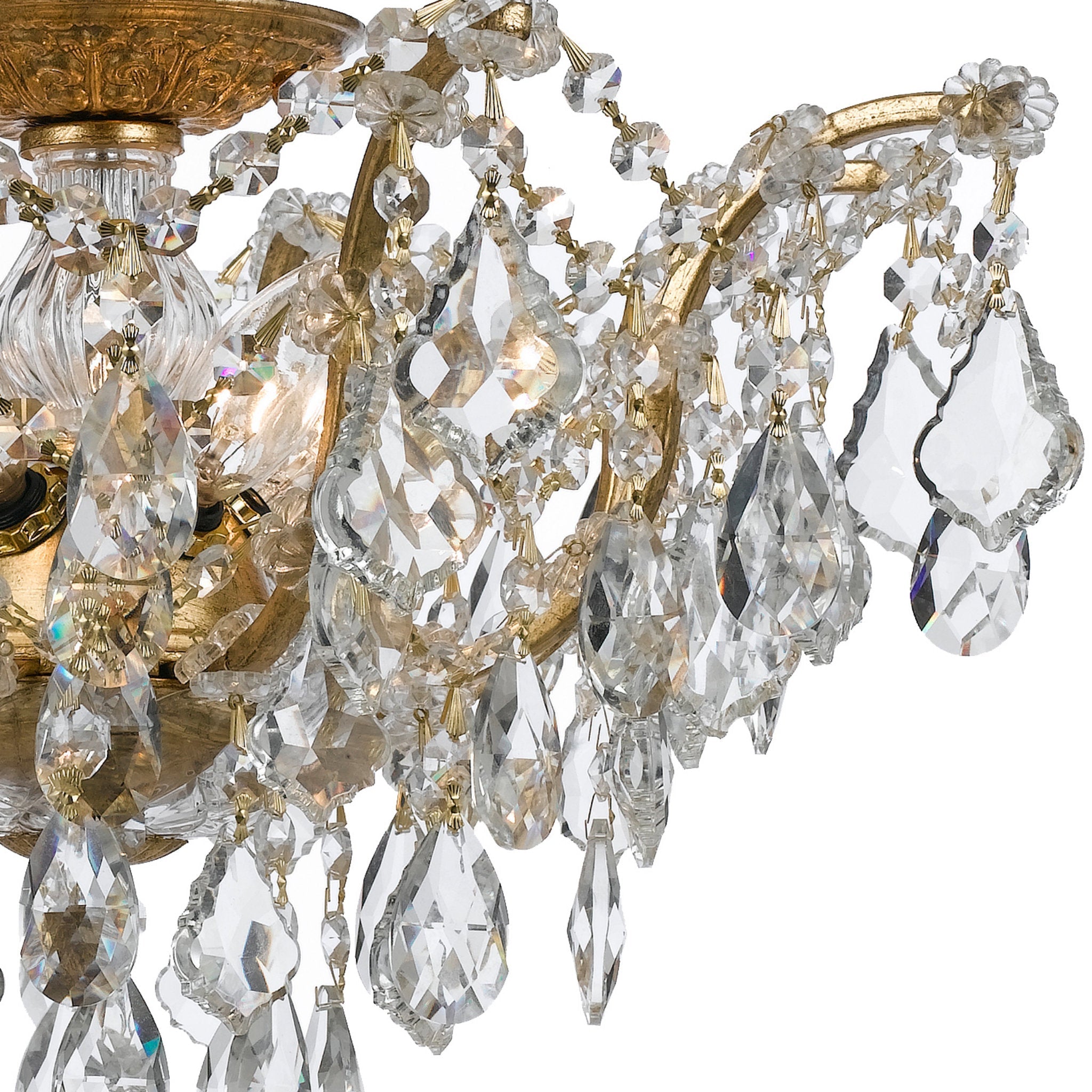 Filmore 19-Inch Swarovski Strass Crystal Ceiling Light