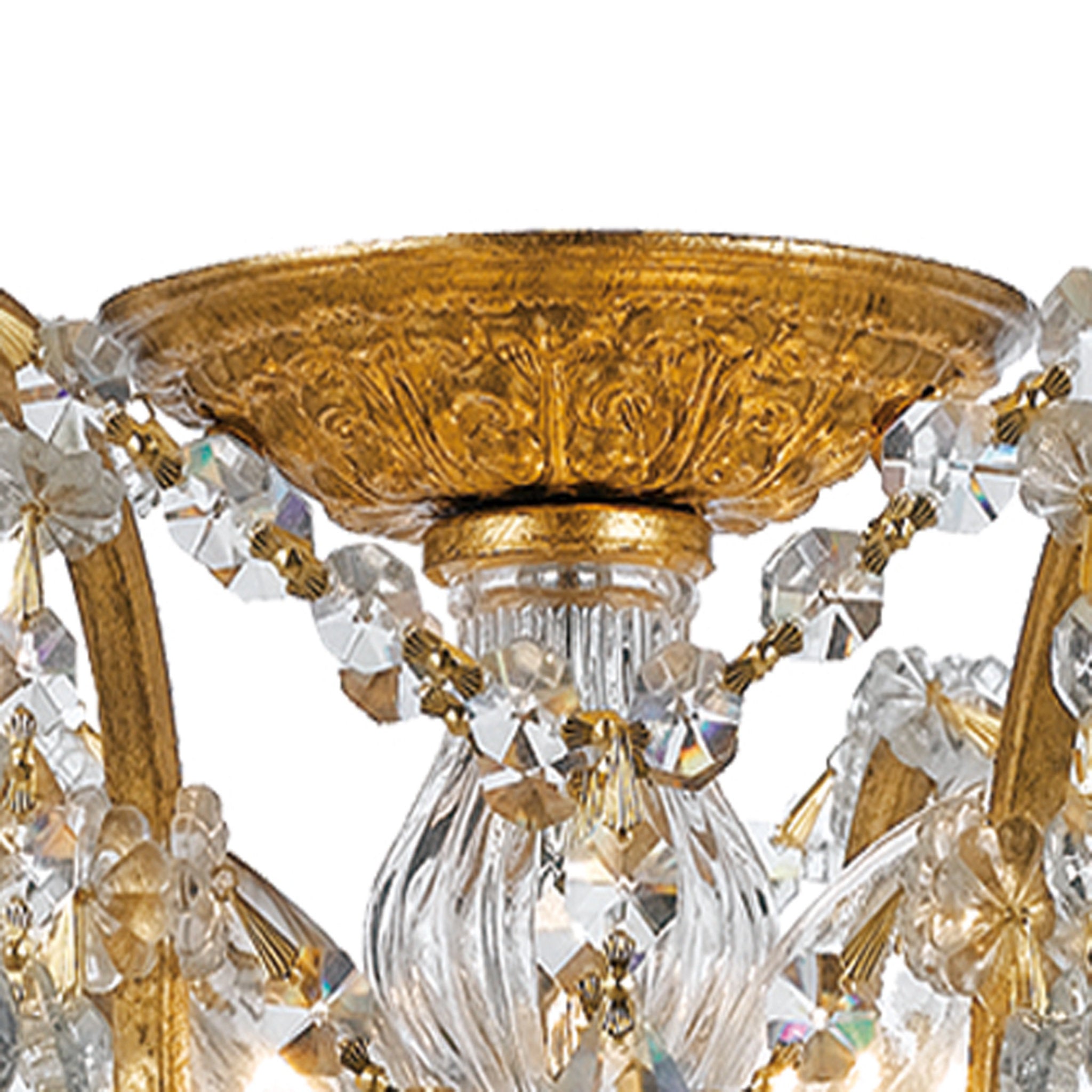 Filmore 19-Inch Swarovski Strass Crystal Ceiling Light