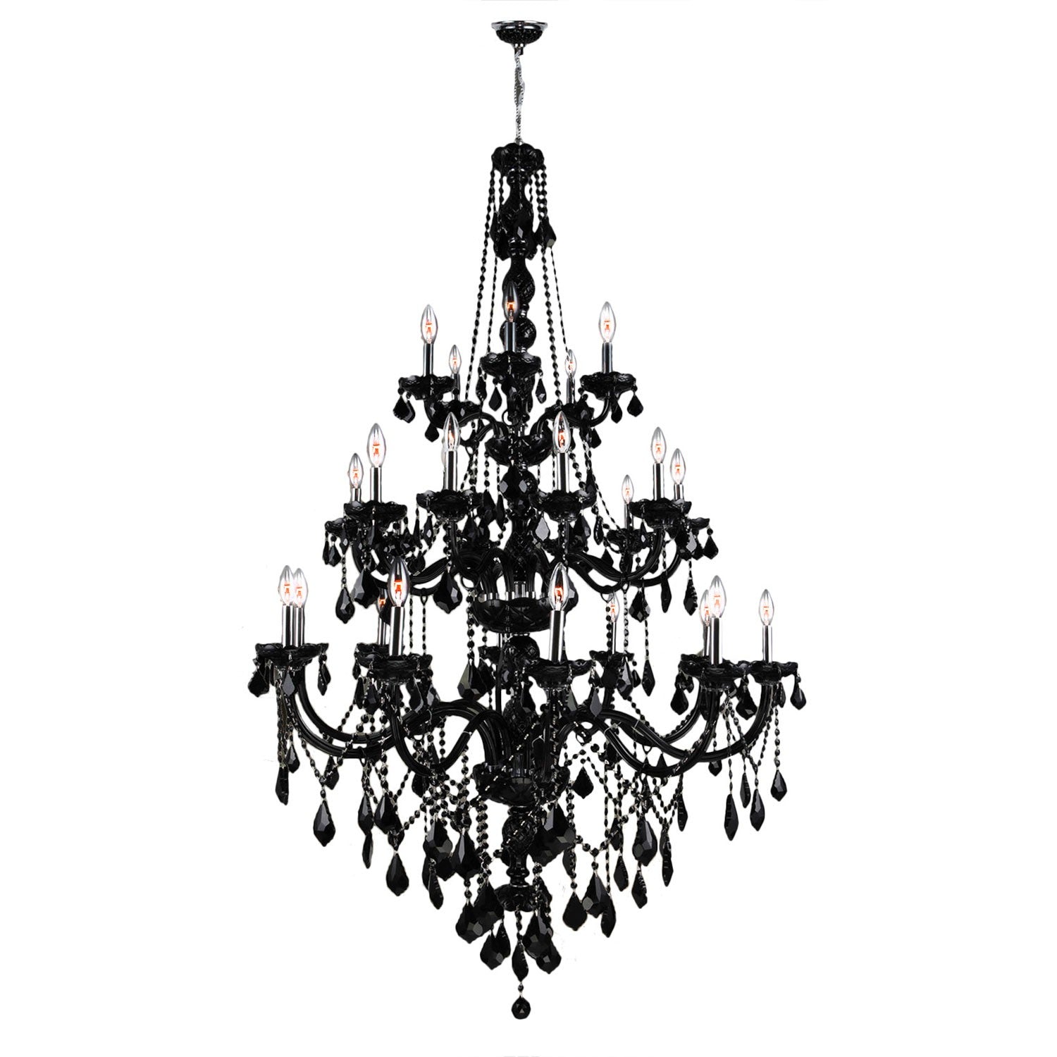 Corp Provence Polished Chrome Twenty-Five Chandelier