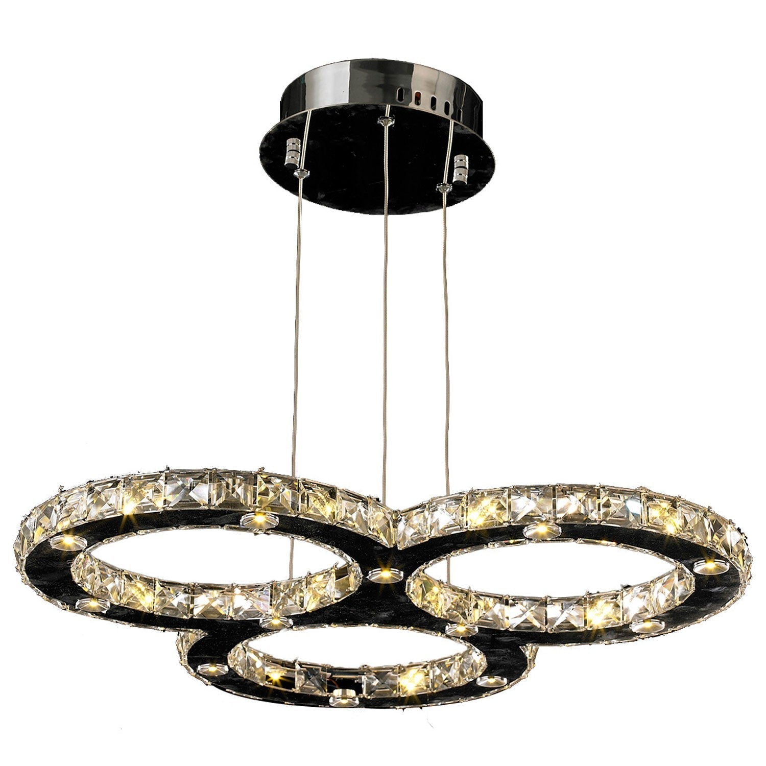 Corp Galaxy Polished Chrome Twenty-Four Pendant Light