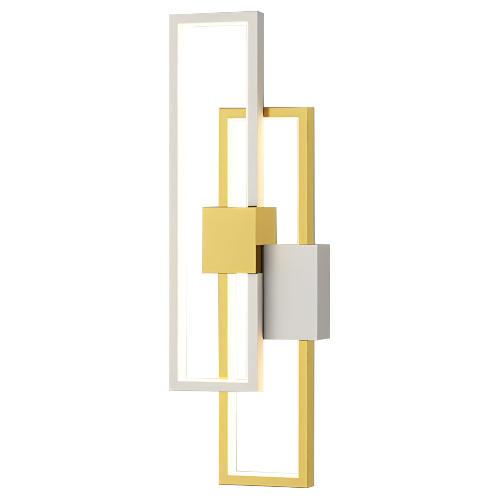 Rectangular Three-color Light LED Nordic Wall Sconce