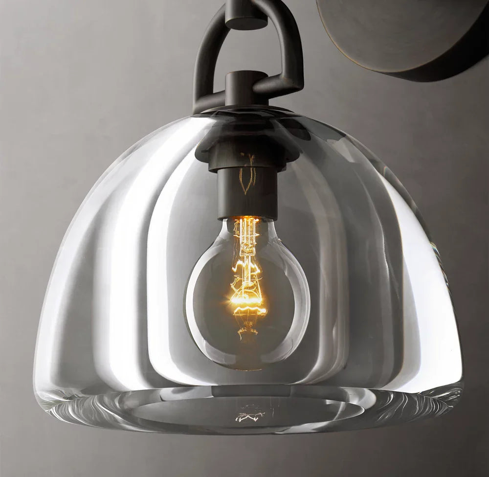 Botanist Dome Wall Light, Bedroom Wall Sconce, detail 10