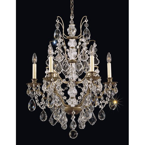Six-Light Clear Legacy Collection Chandelier