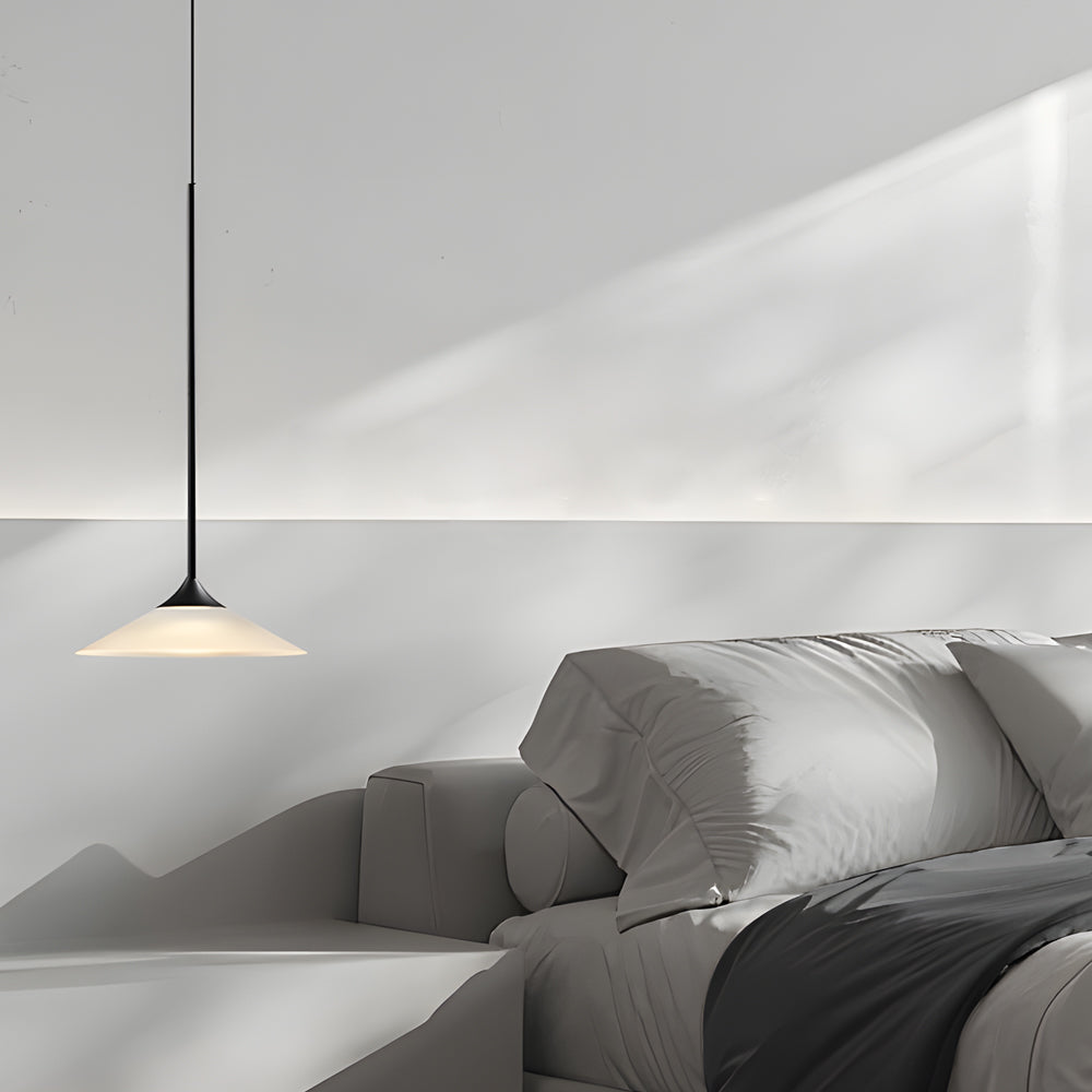 1-Light 5W LED Mini Cone Pendant Light with Acrylic