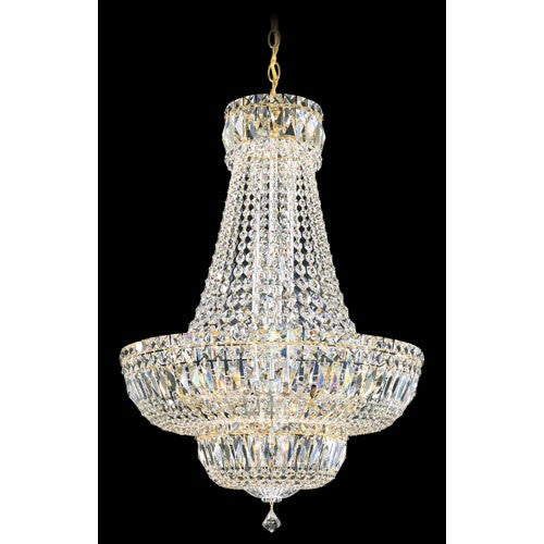 Crystal Deluxe Gold 20-Light Clear 21W Pendant Light