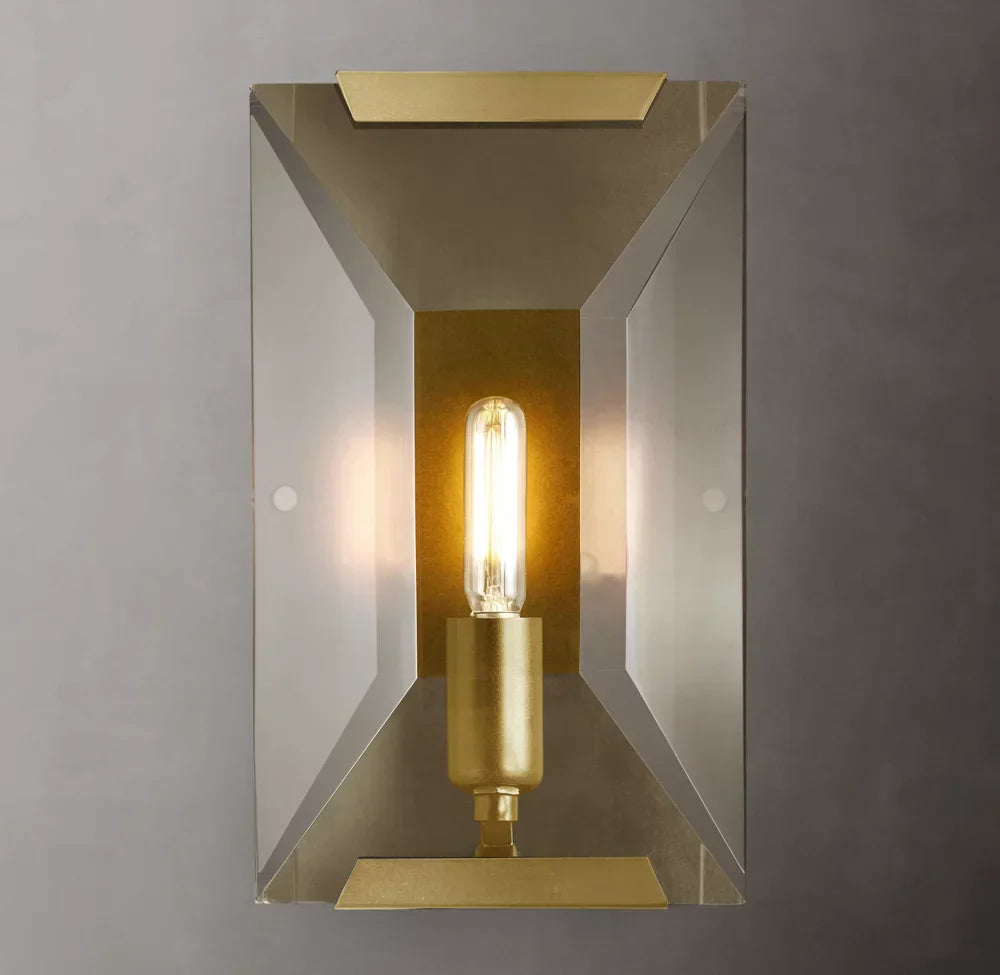 Harlow Crystal Wall Light, Bedroom Wall Sconce, detail 4