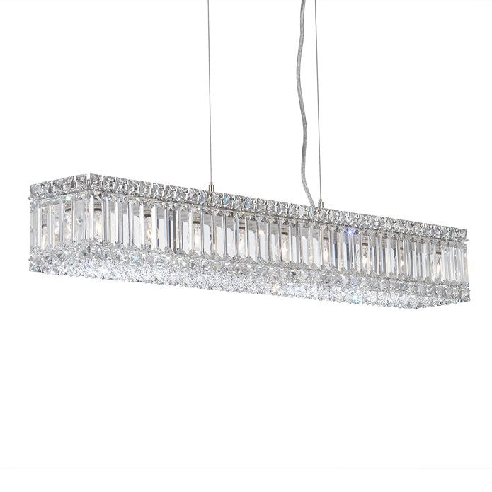 Contemporary Crystal Chandelier in Polished Chrome