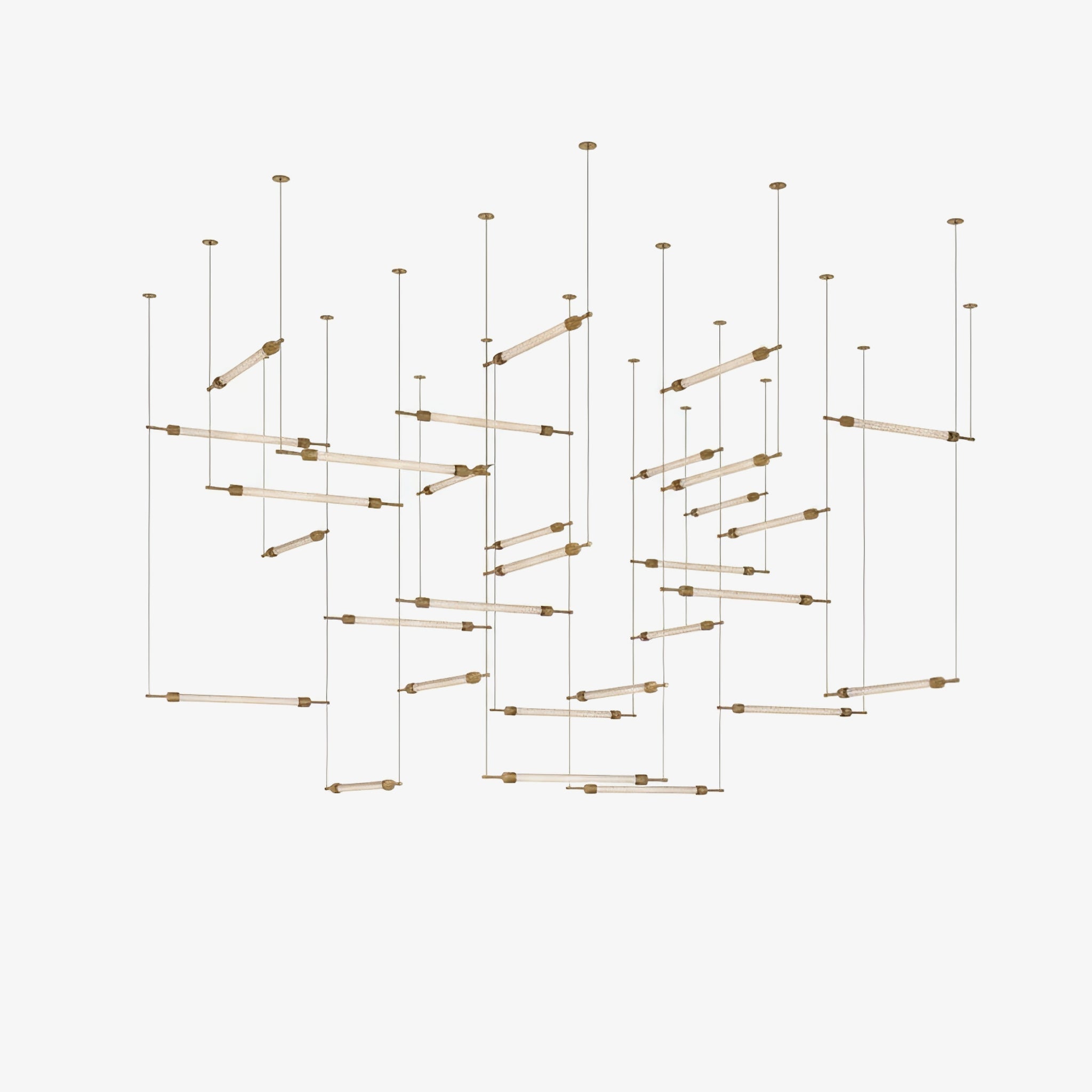 Crystal Grid Customizable Chandelier