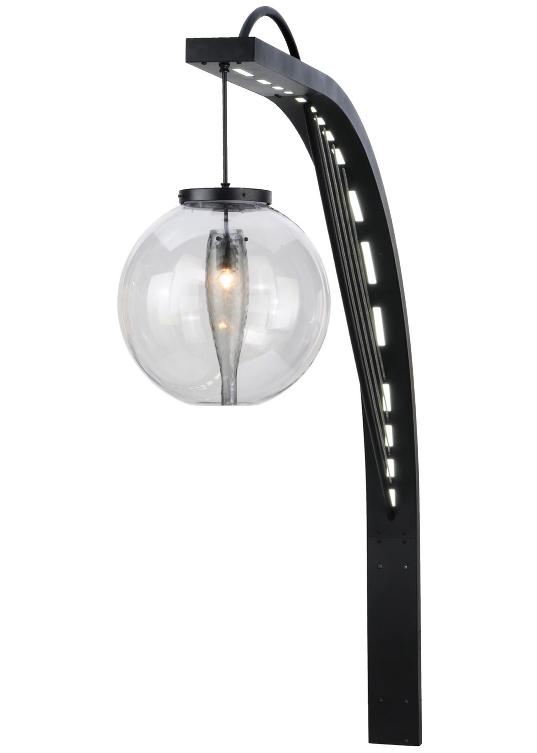 Bola Urbano 1-Light 76.00" Textured Black LED Wall Sconce front view