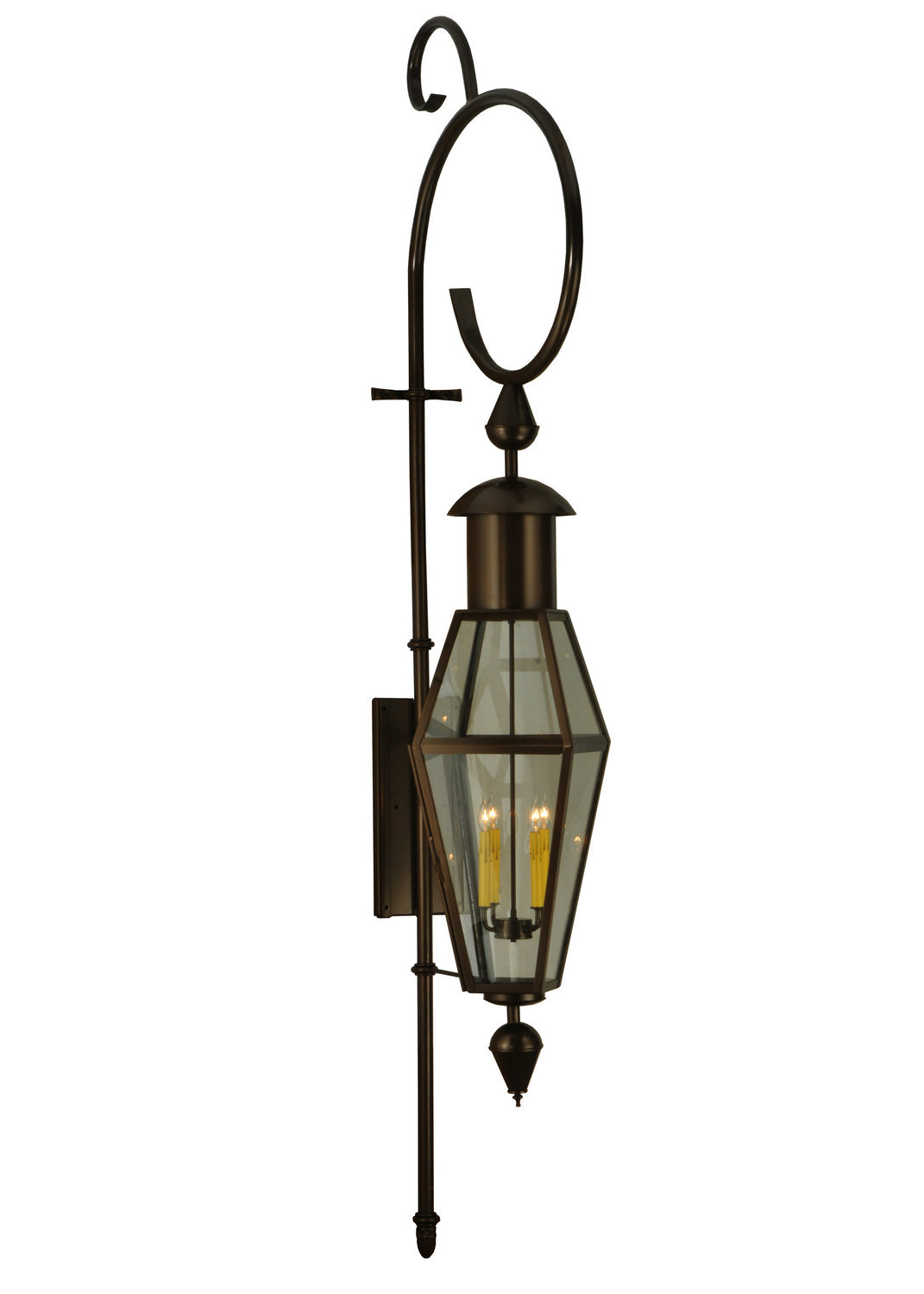 August 4-Light 101.00" Timeless Bronze Wall Sconce front view