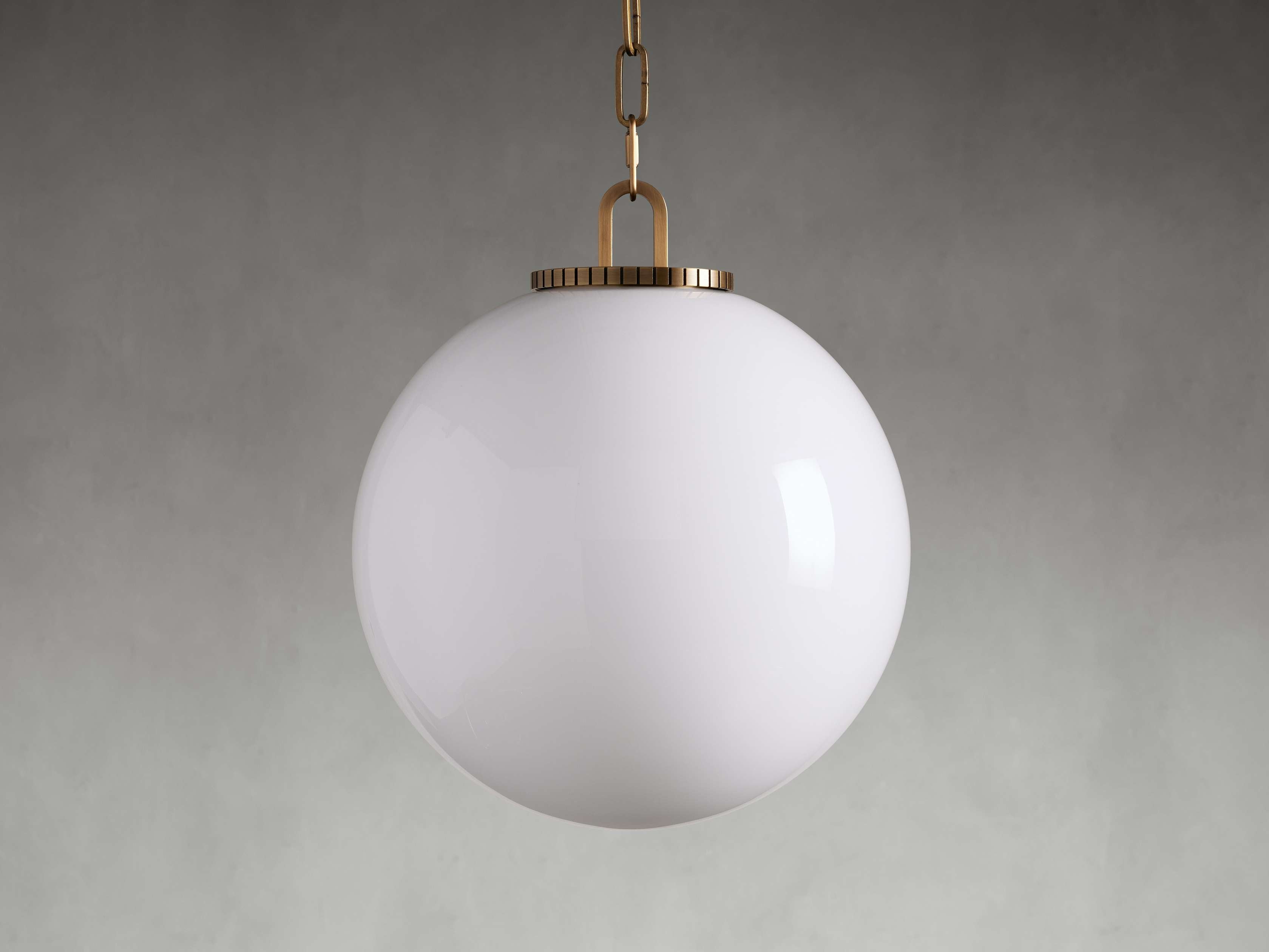 Wescott Globe Pendant with Chain
