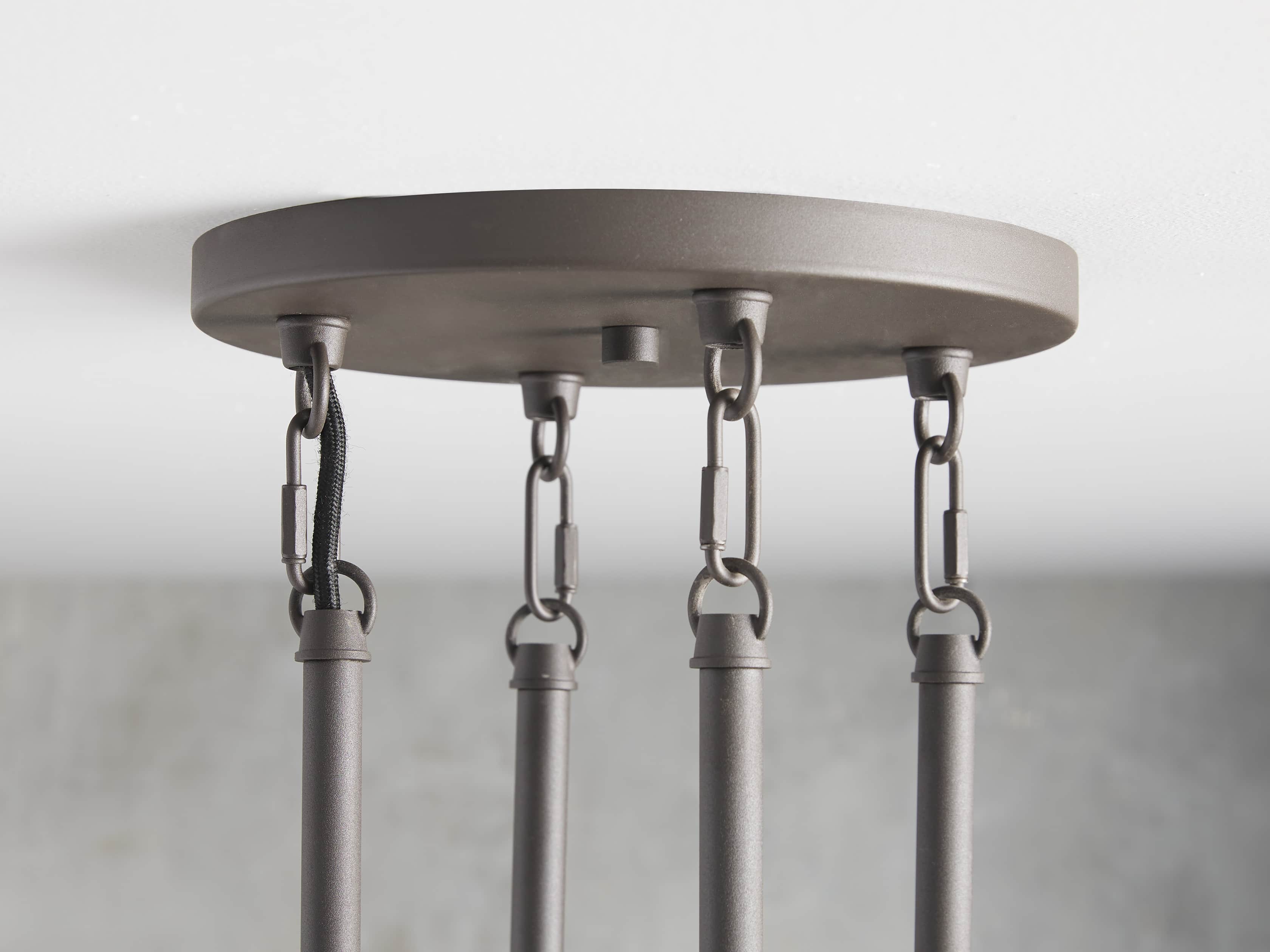 glass chandelier shown as a main product image for dining rooms