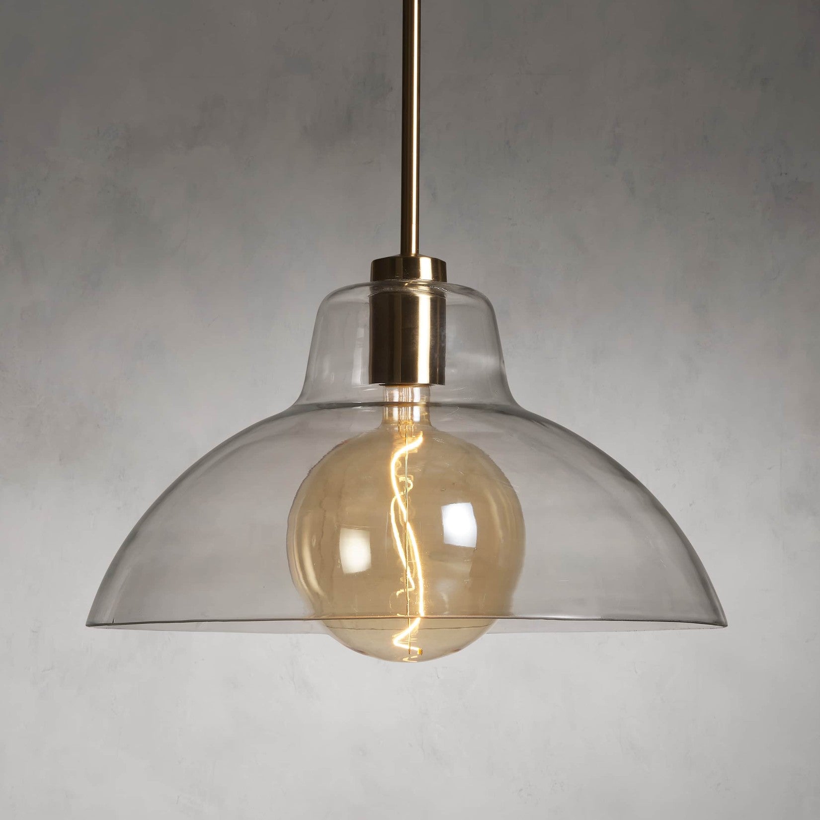 Bauer Dome Pendant with Bulb