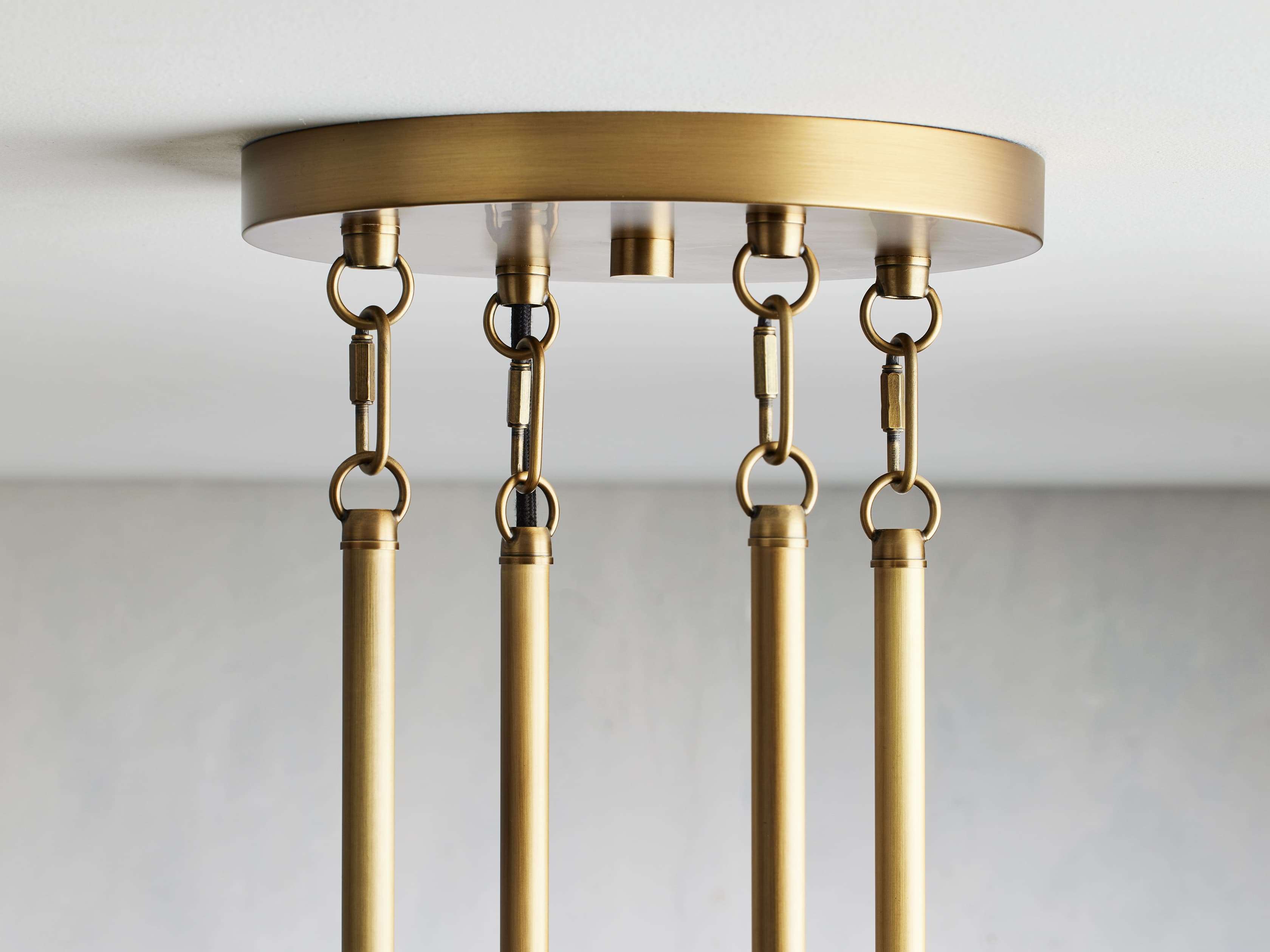 glass chandelier shown as a main product image for dining rooms
