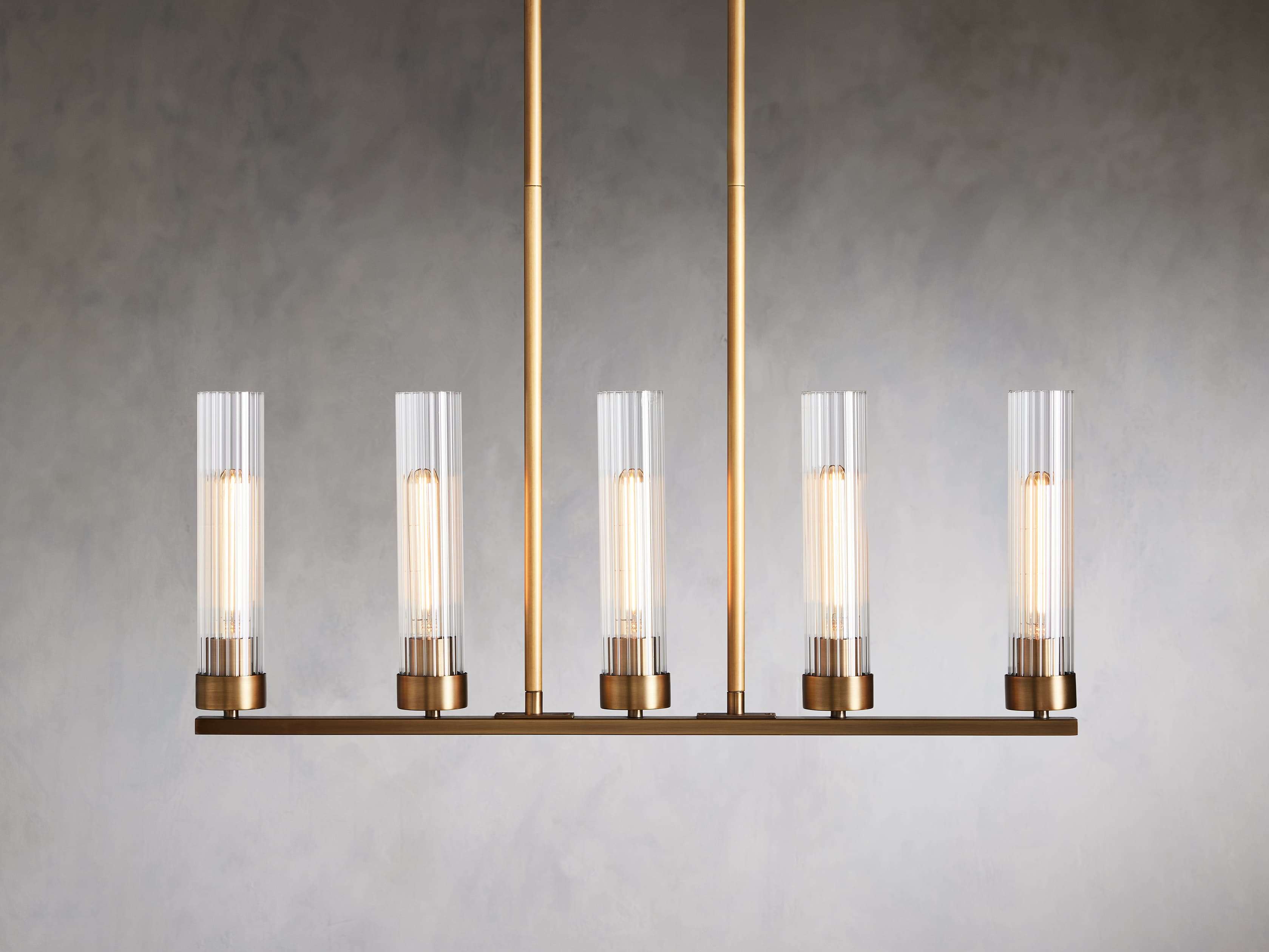 Andreas 5-Light Linear Chandelier