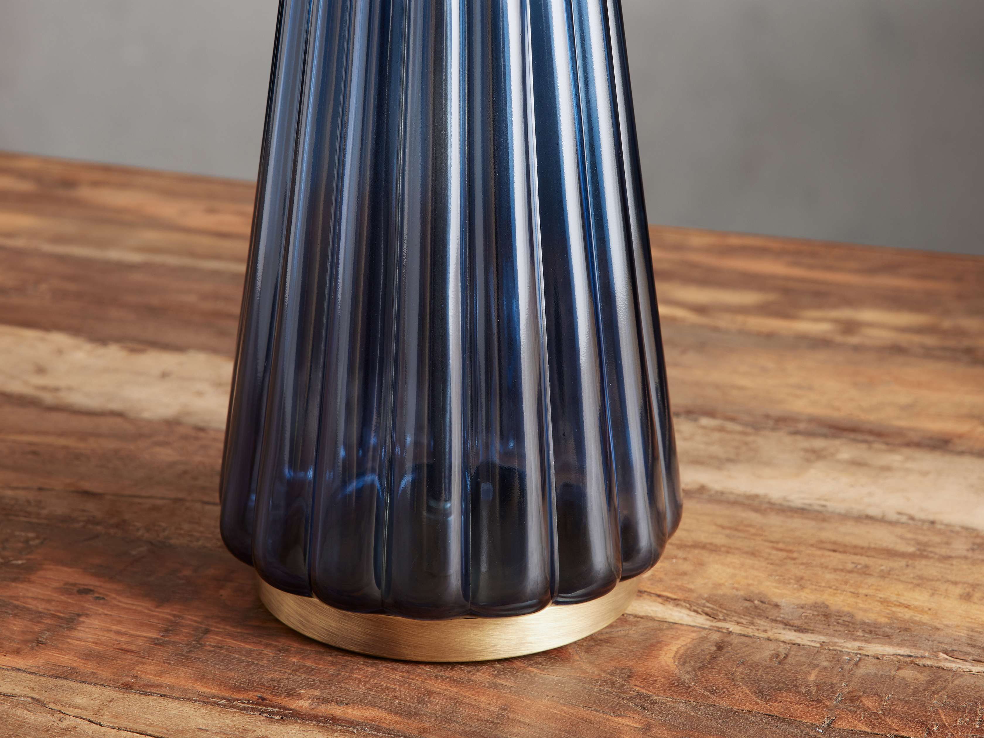 glass table lamp shown as a main product image for bedside tables