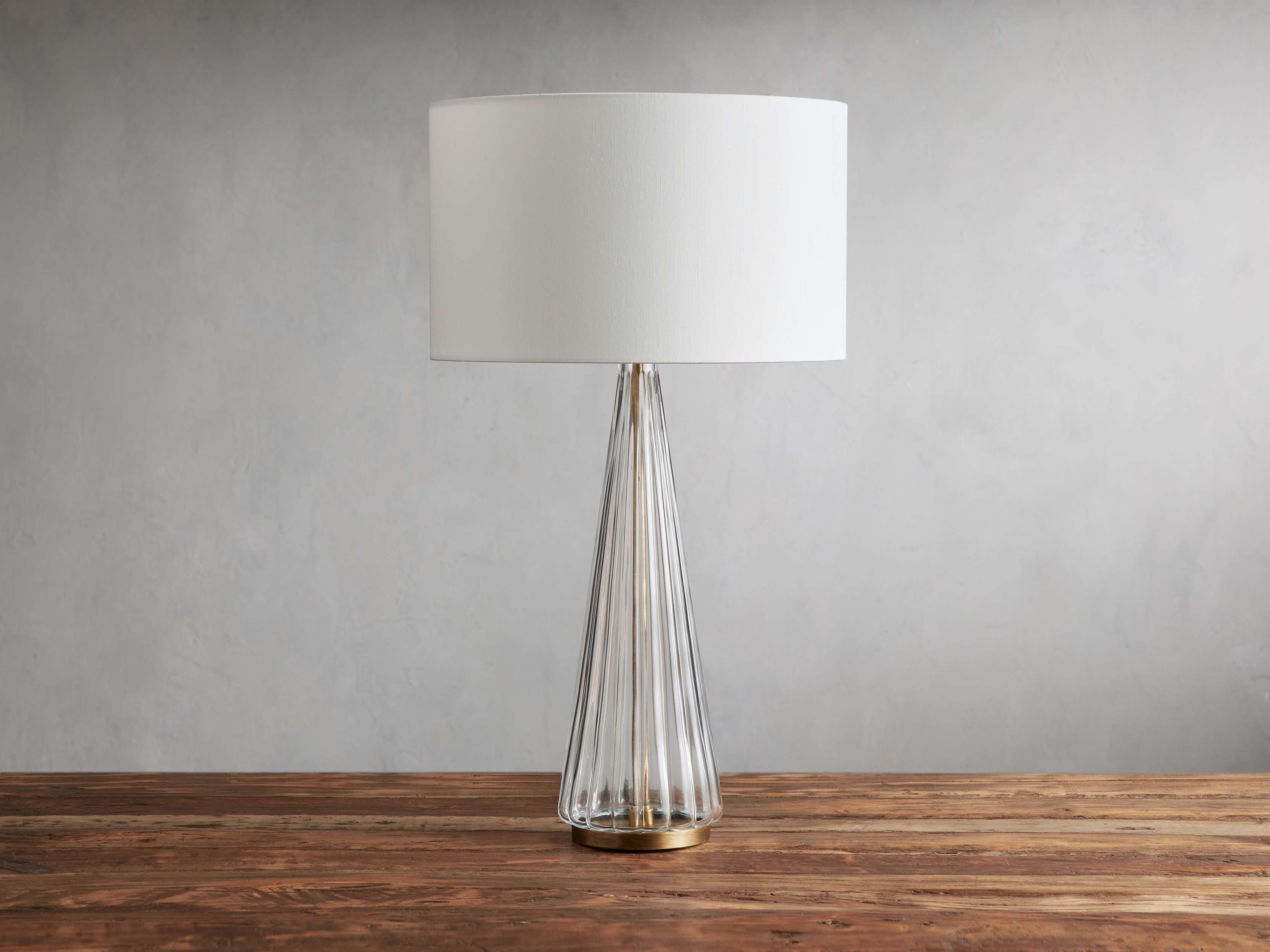 Close-up angle of Elisabetta Table Lamp showing form and material detail