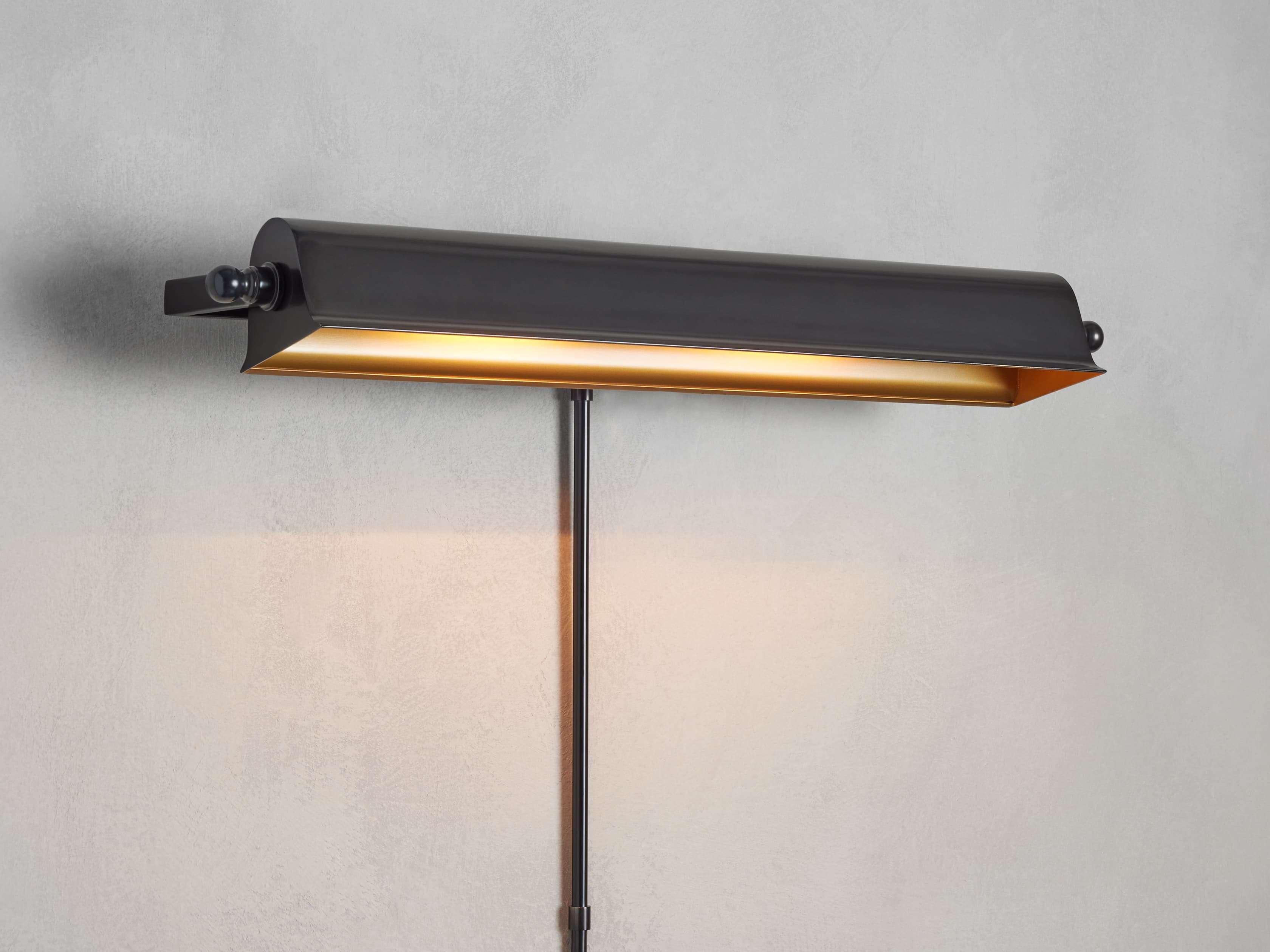 Metal Tremont Picture Light, Plug-In Wall Sconce, detail 16