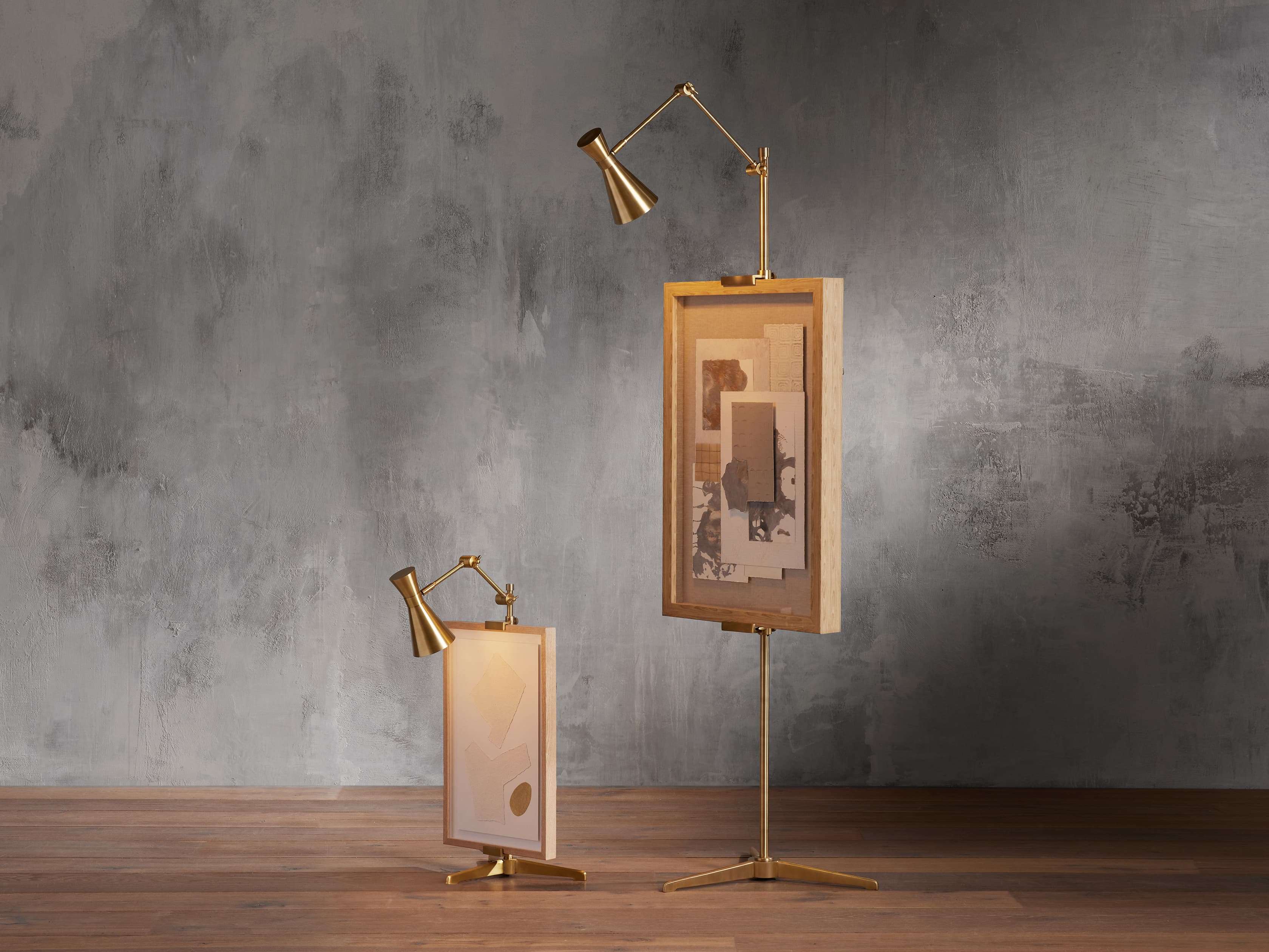 Ja x tyn Easel Floor Lamp