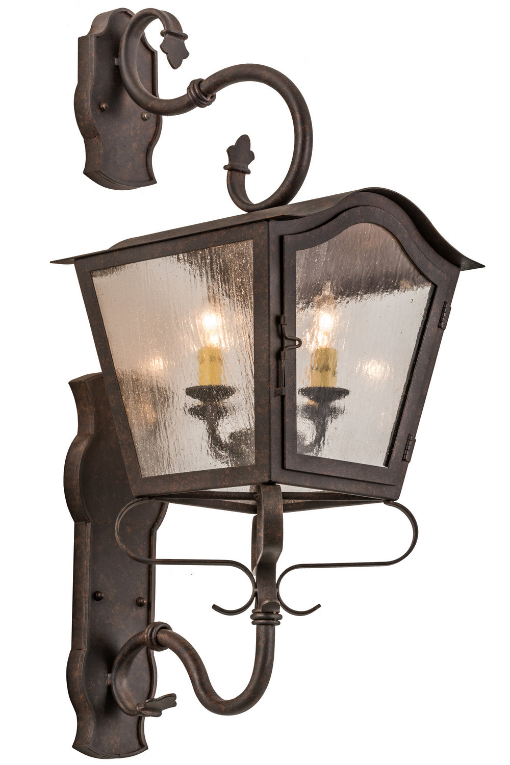 Christian 4-Light 32.00" Cajun Spice Wall Sconce front view