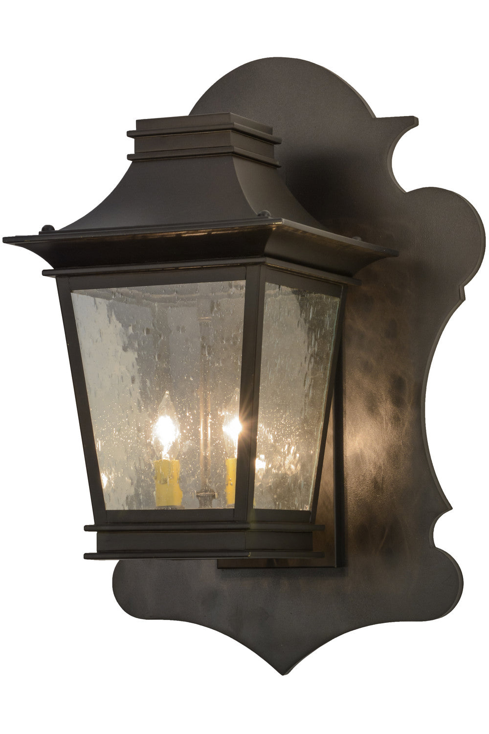 Fanucchi 2-Light 26.00" Timeless Bronze Wall Sconce front view